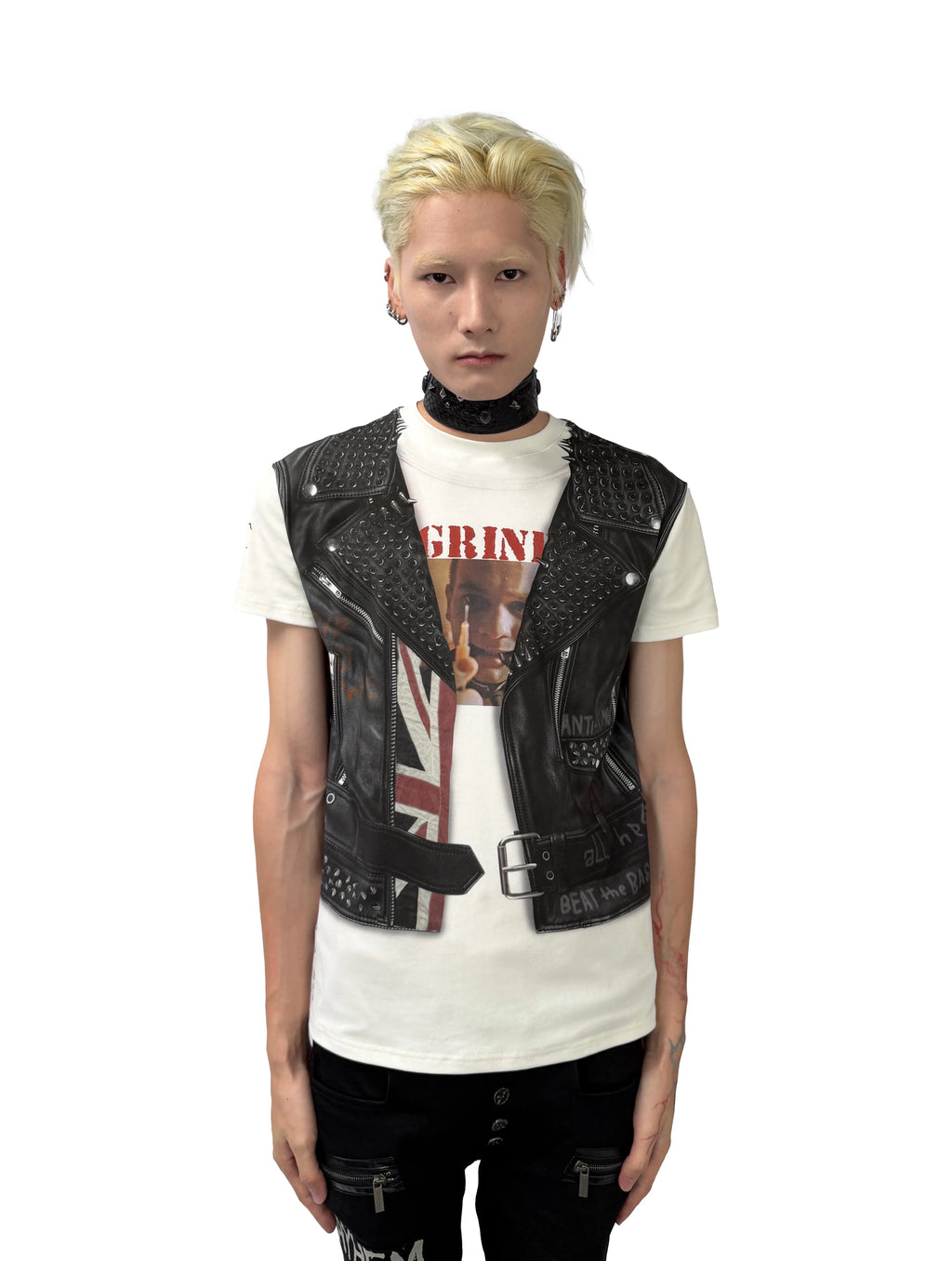 PUNK PORTRAIT GRAPHIC VEST