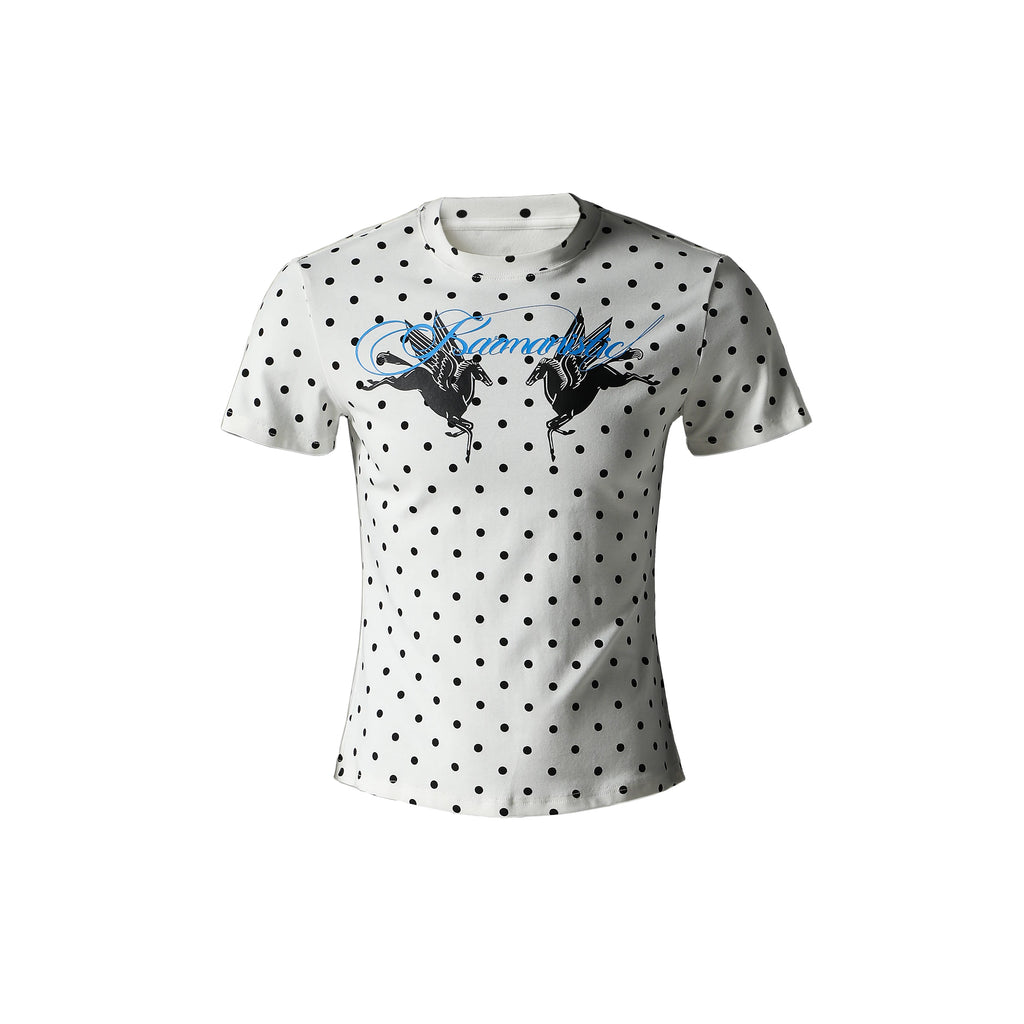 RETRO POLKA DOT T-SHIRT