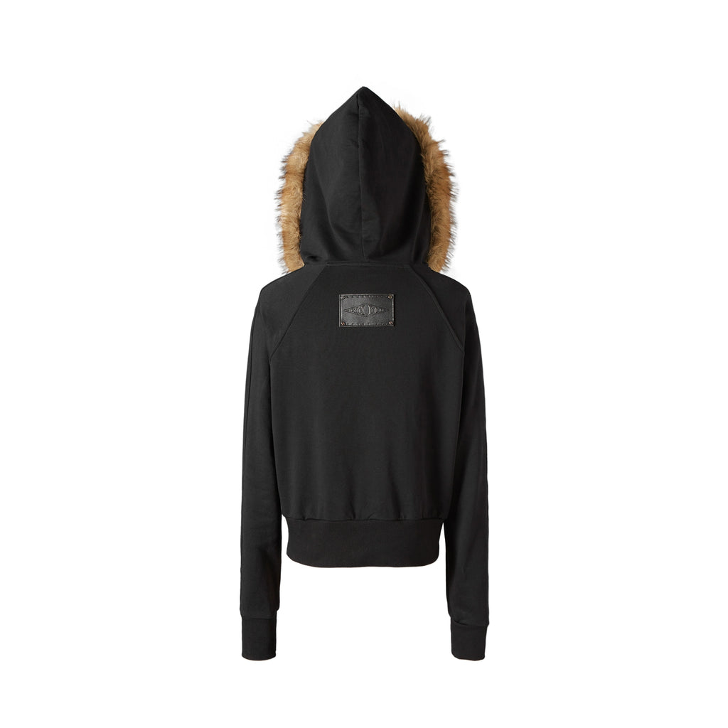 FUR COLLAR HOODE