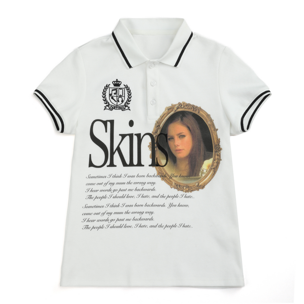 EMBROIDERED PORTRAIT POLO SHIRT