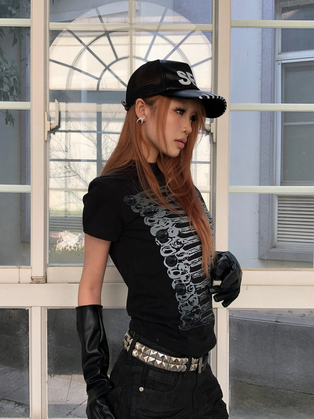 CARTOON PRINT SLIM FIT T-SHIRT