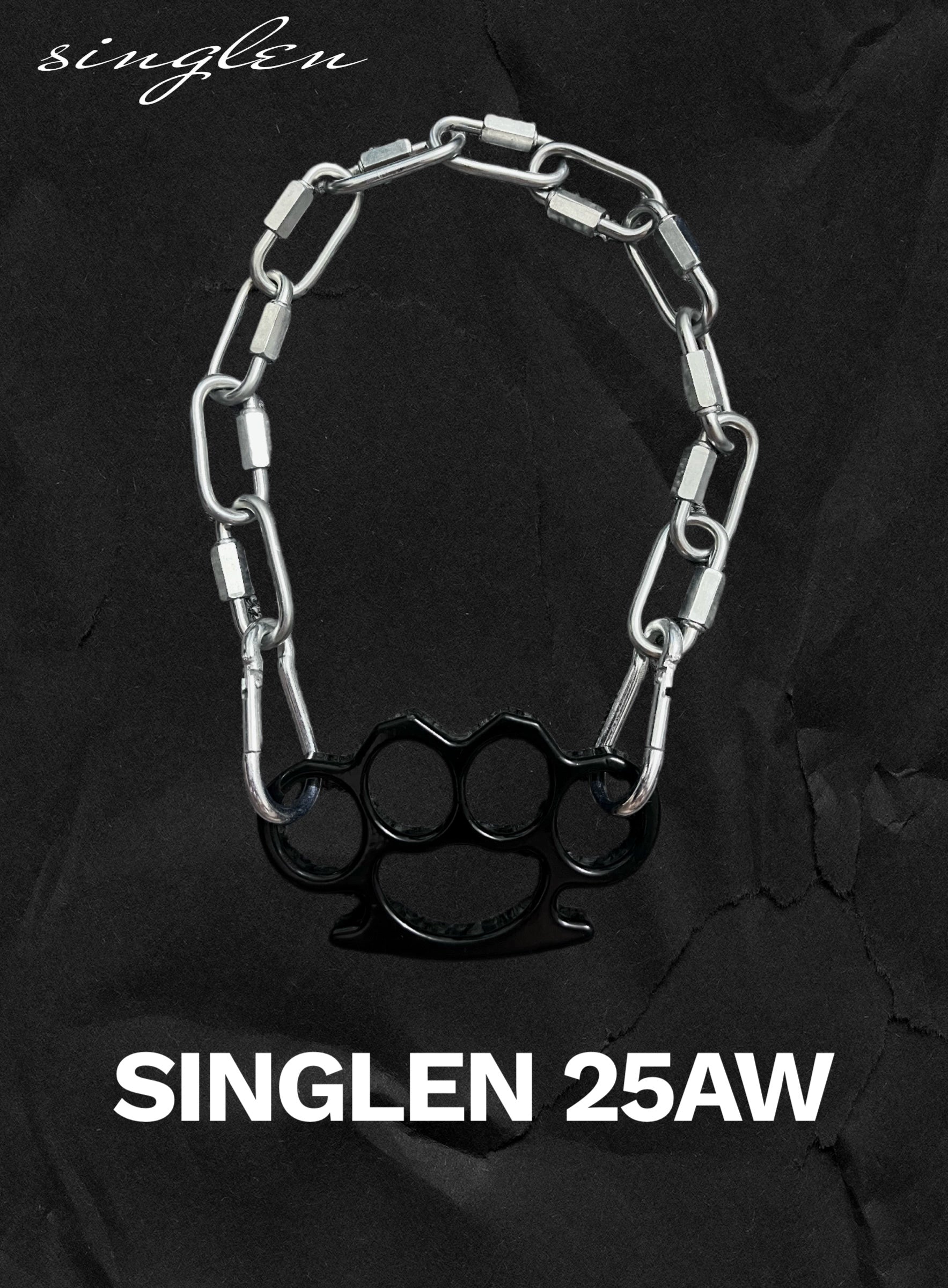 METAL FIST NECKLACE