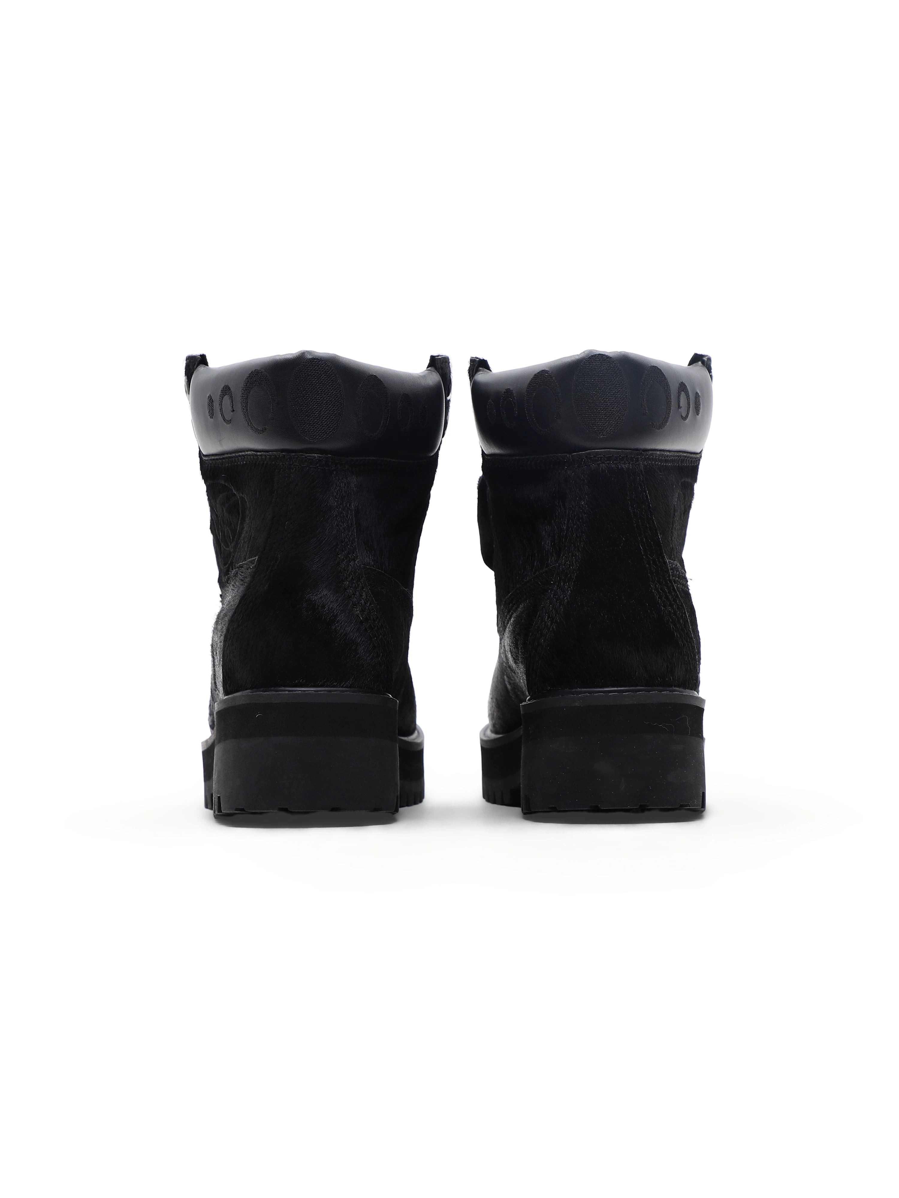VINTAGE HORSEHAIR HIGH-TOP BOOTS