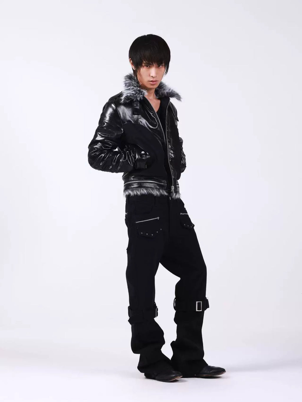 FUR COLLAR COTTON JACKET
