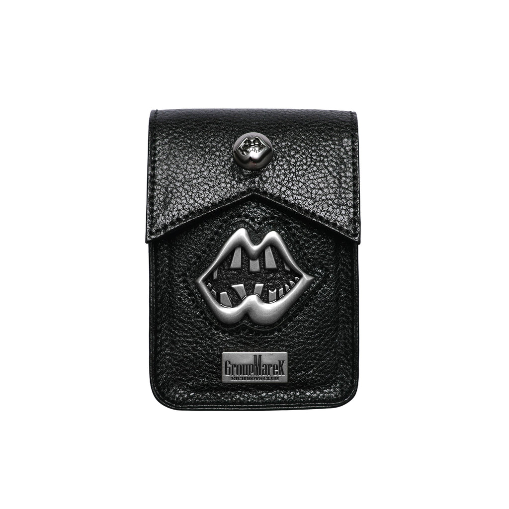 TWO-TONE LEATHER CIGARETTE POUCH