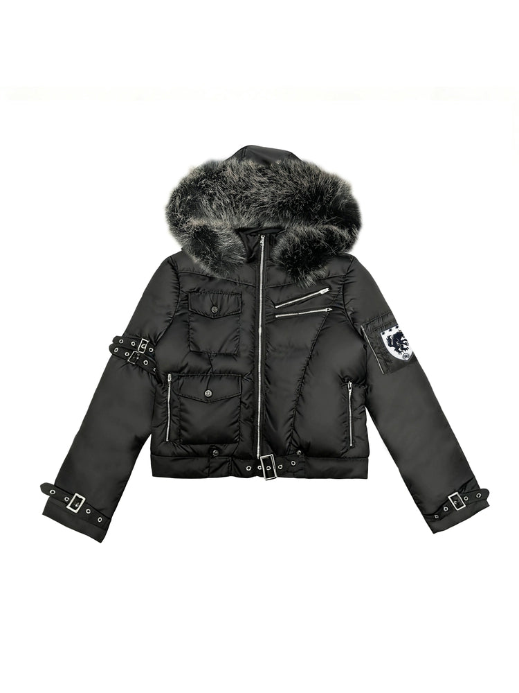 MINK FUR BOMBER JACKET