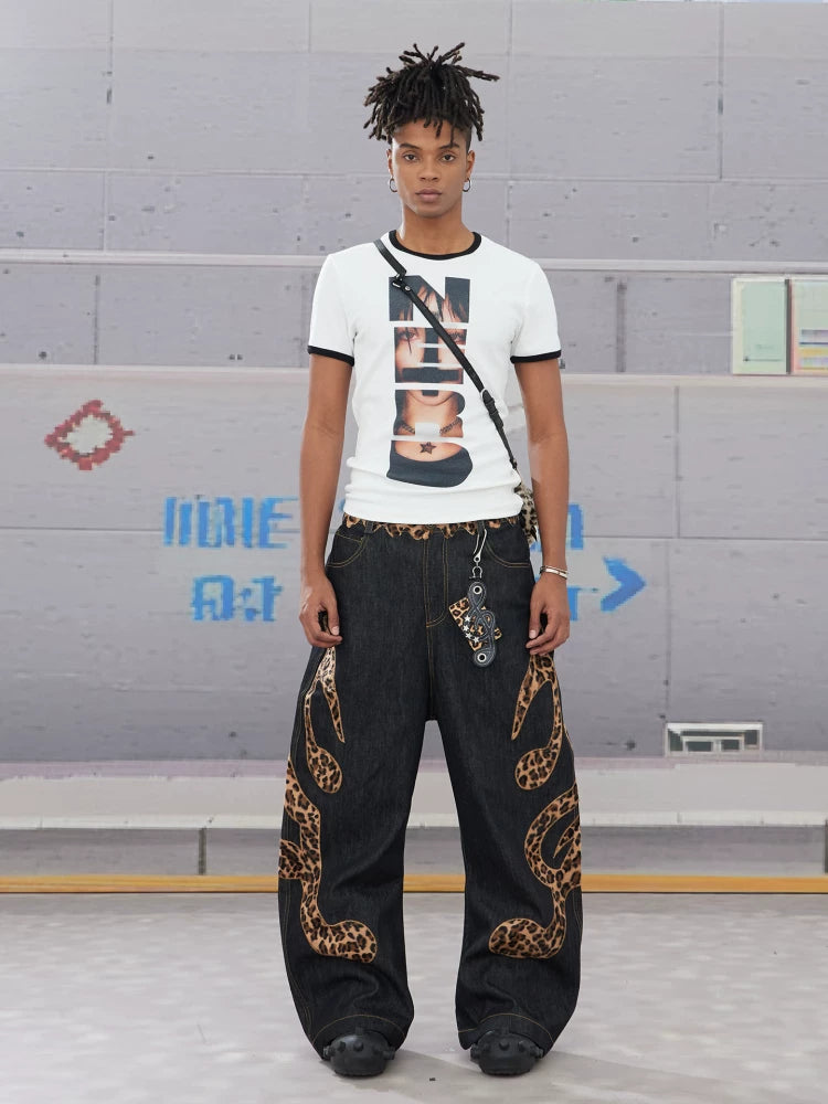 NERD PUNK SPLICED T-SHIRT
