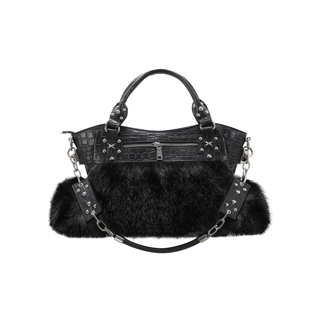 FAUX FUR BAG