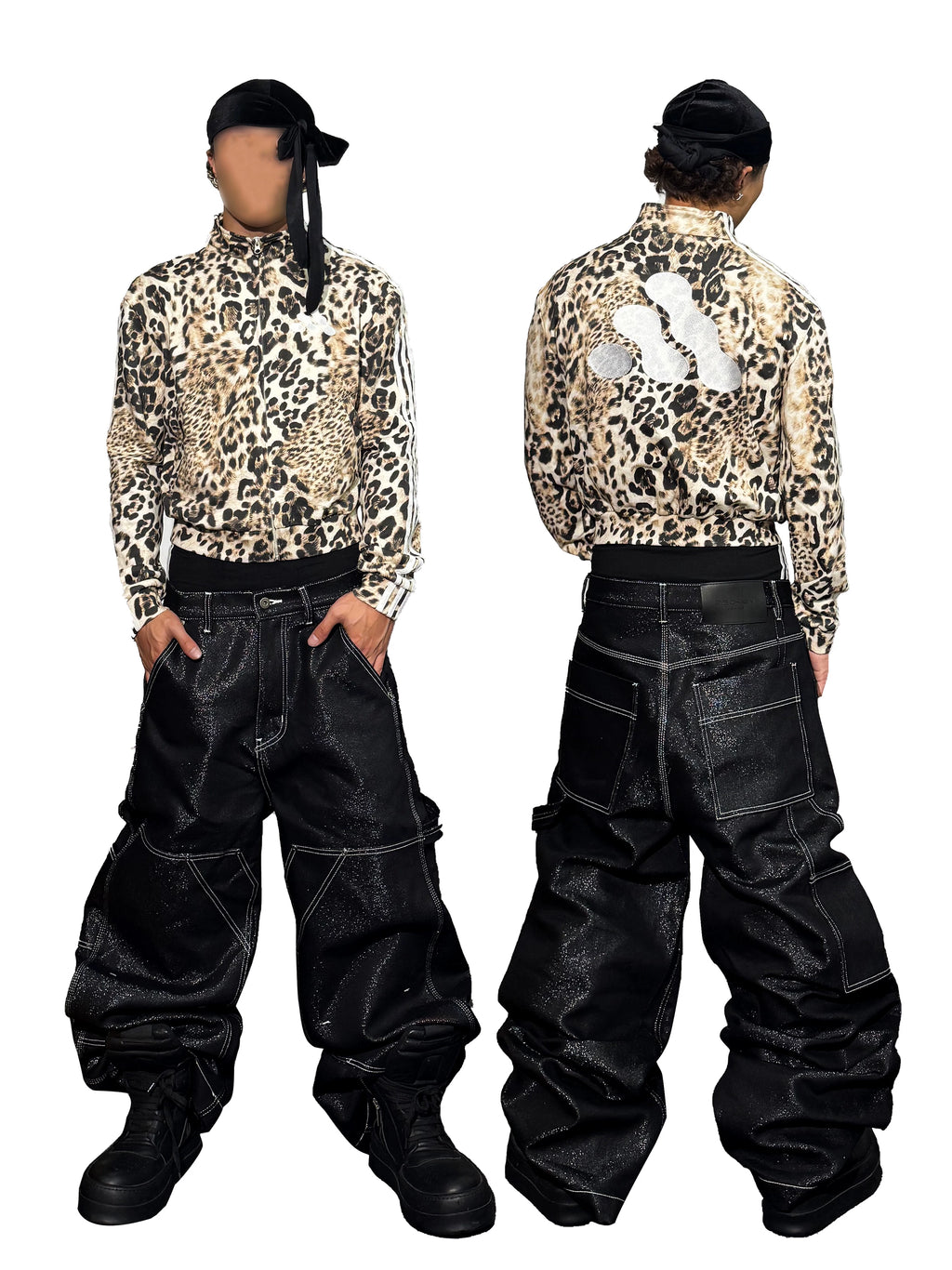 LEOPARD PRINT SPORTS JACKET