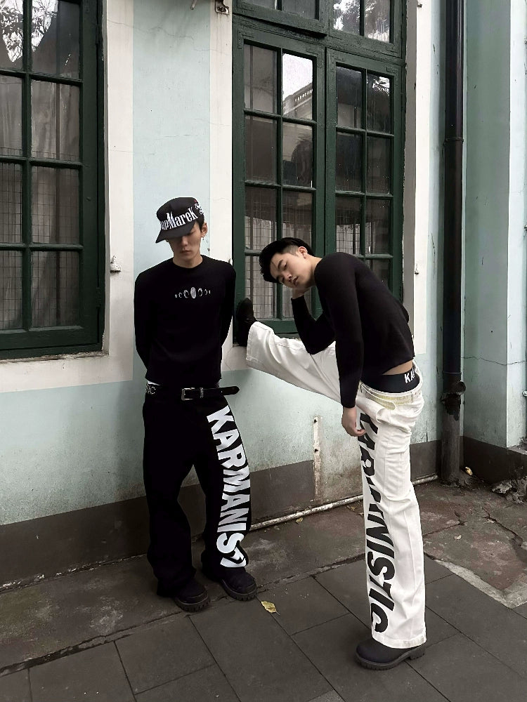 WIDE-LEG KARMA PANTS