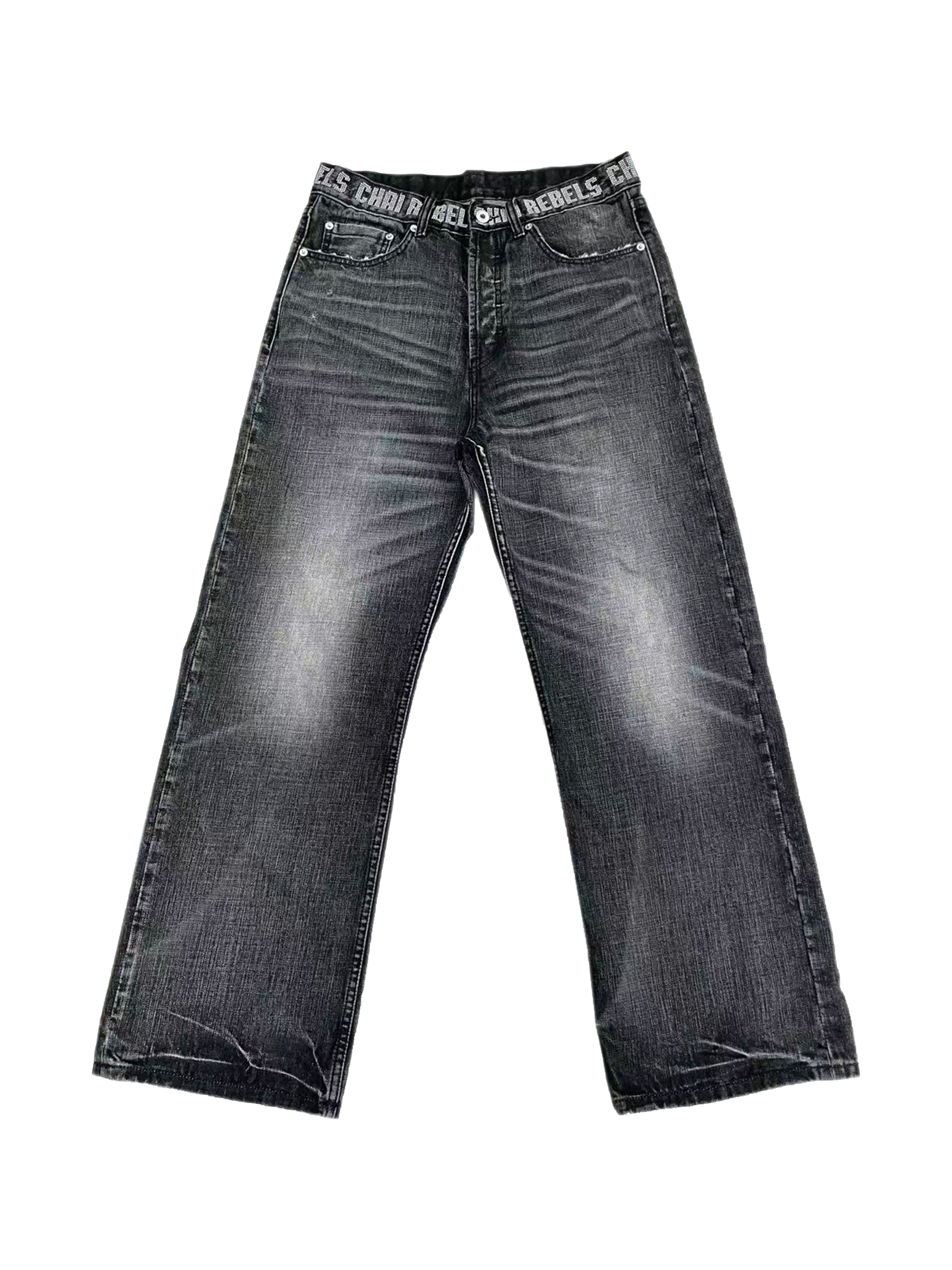 SMOKE LINE DENIM PANTS