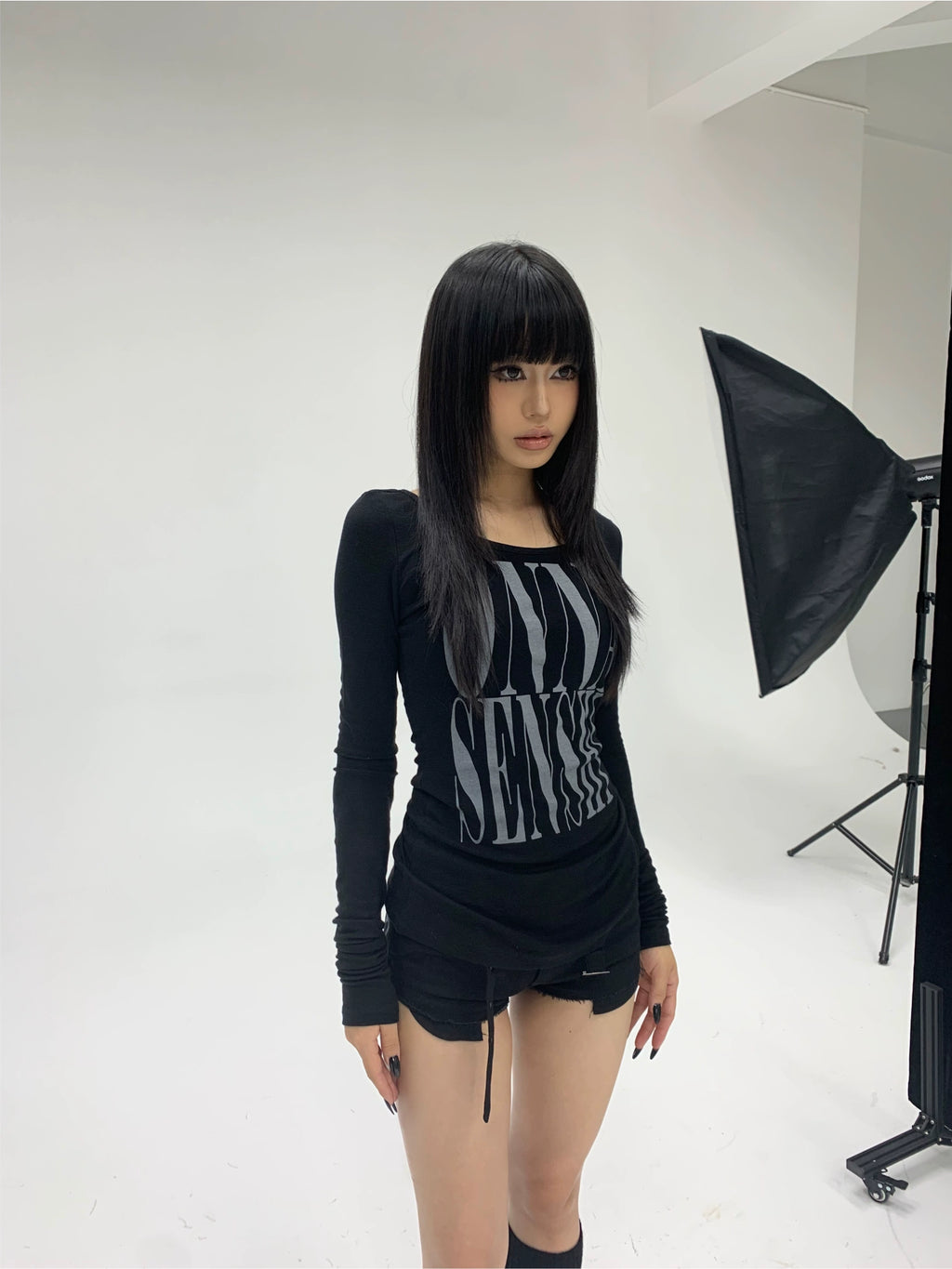 SLIM STRETCH LONG SLEEVE T-SHIRT