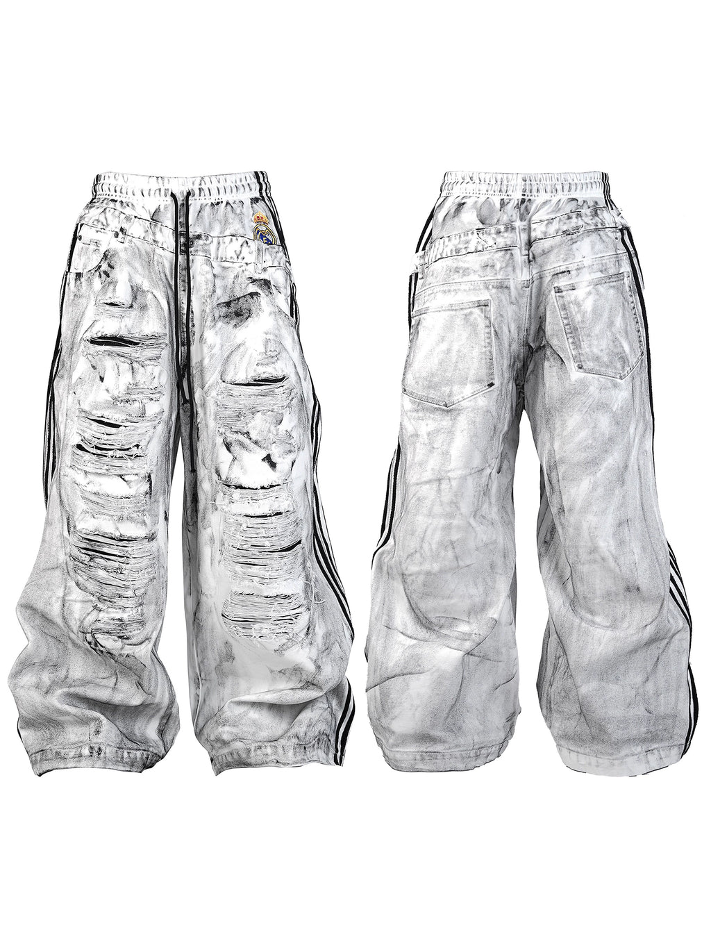 IRIDESCENT CRASH PANTS