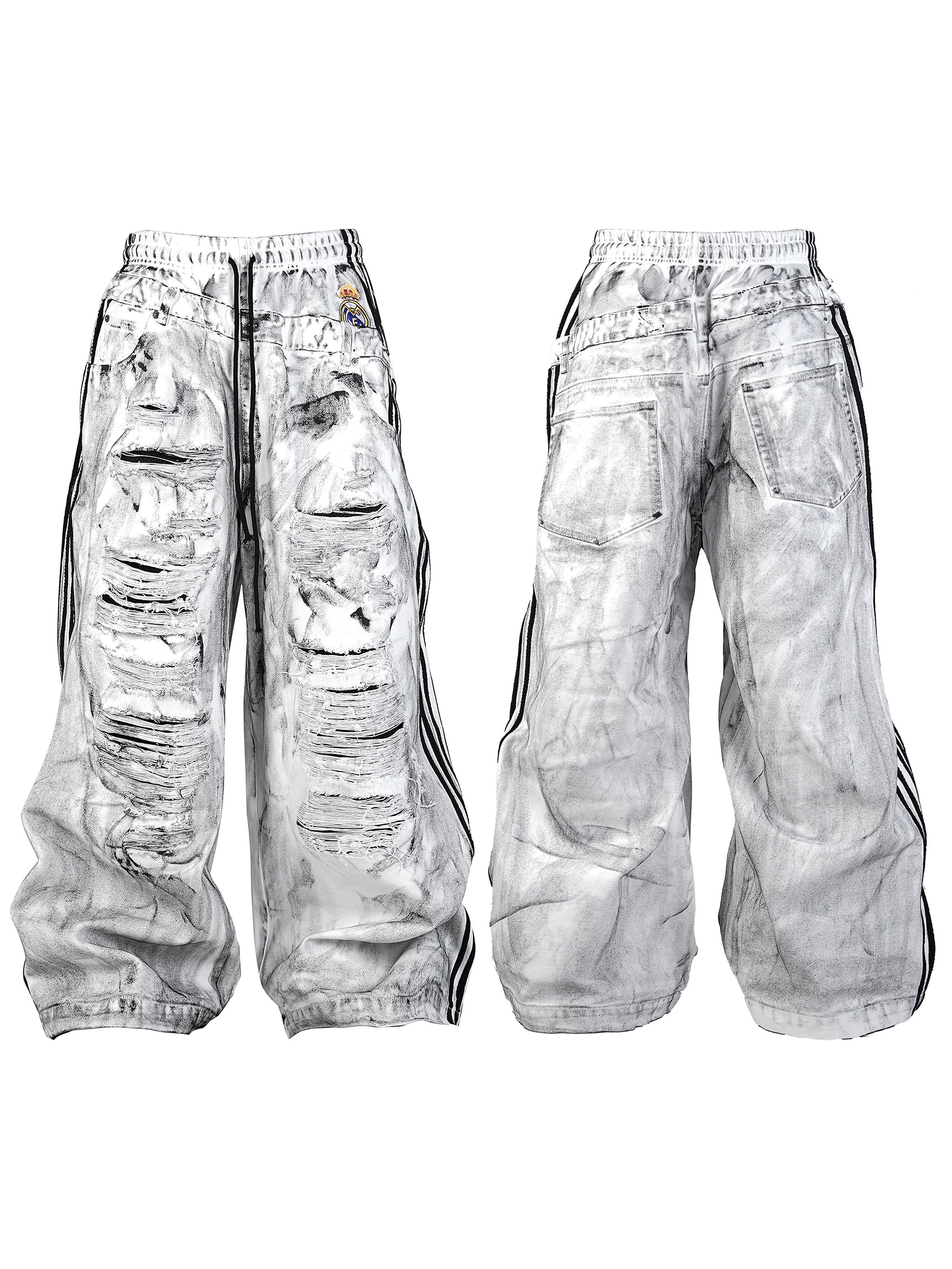 IRIDESCENT CRASH PANTS