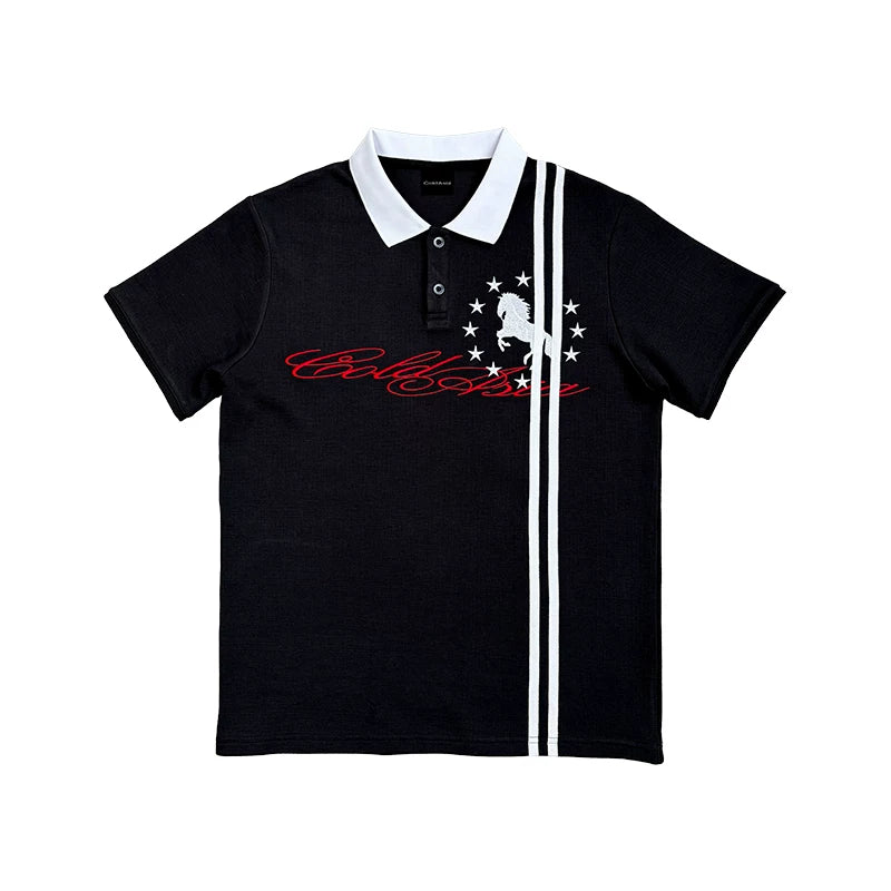 STREET POLO SHIRT WITH EMBROIDERY