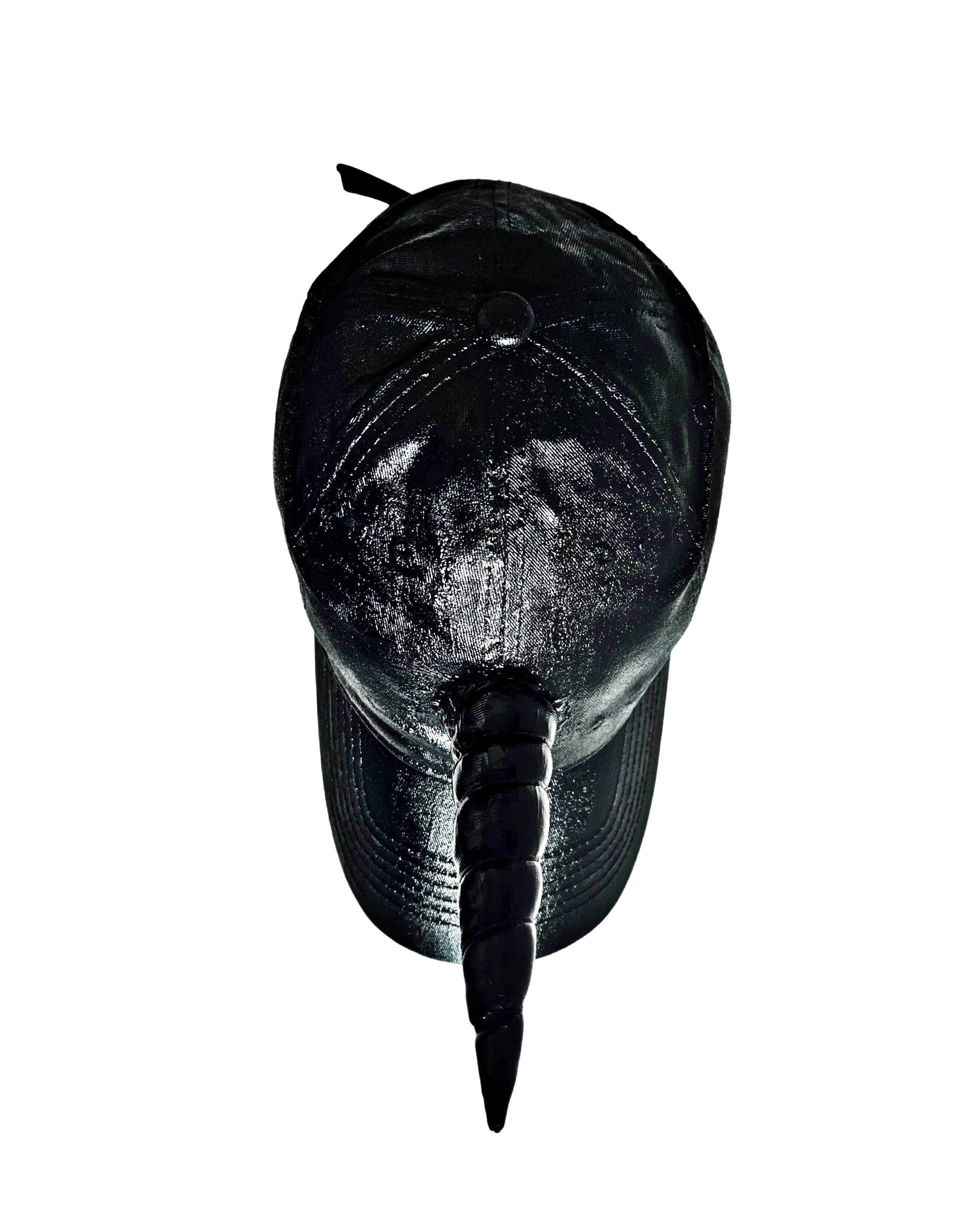 BLACK UNICORN CAP