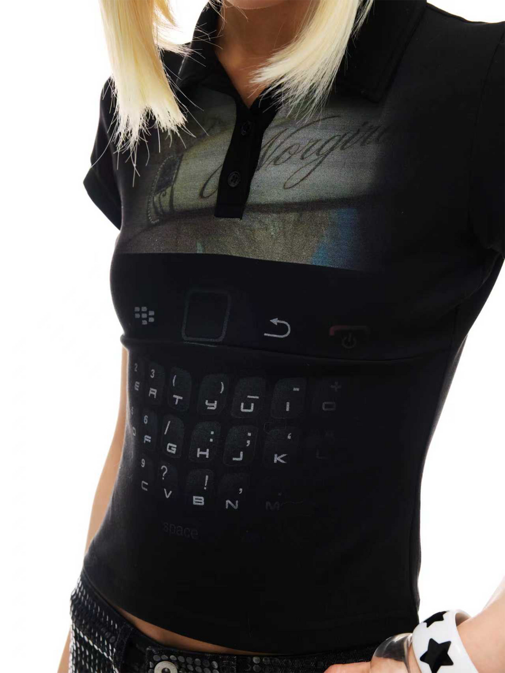SLIM FIT EMBROIDERED POLO T-SHIRT