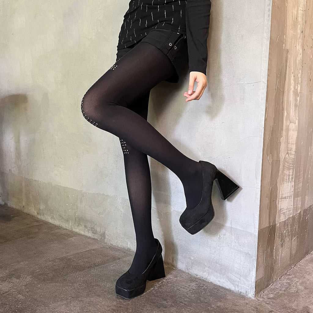 CROSS STUD TIGHTS