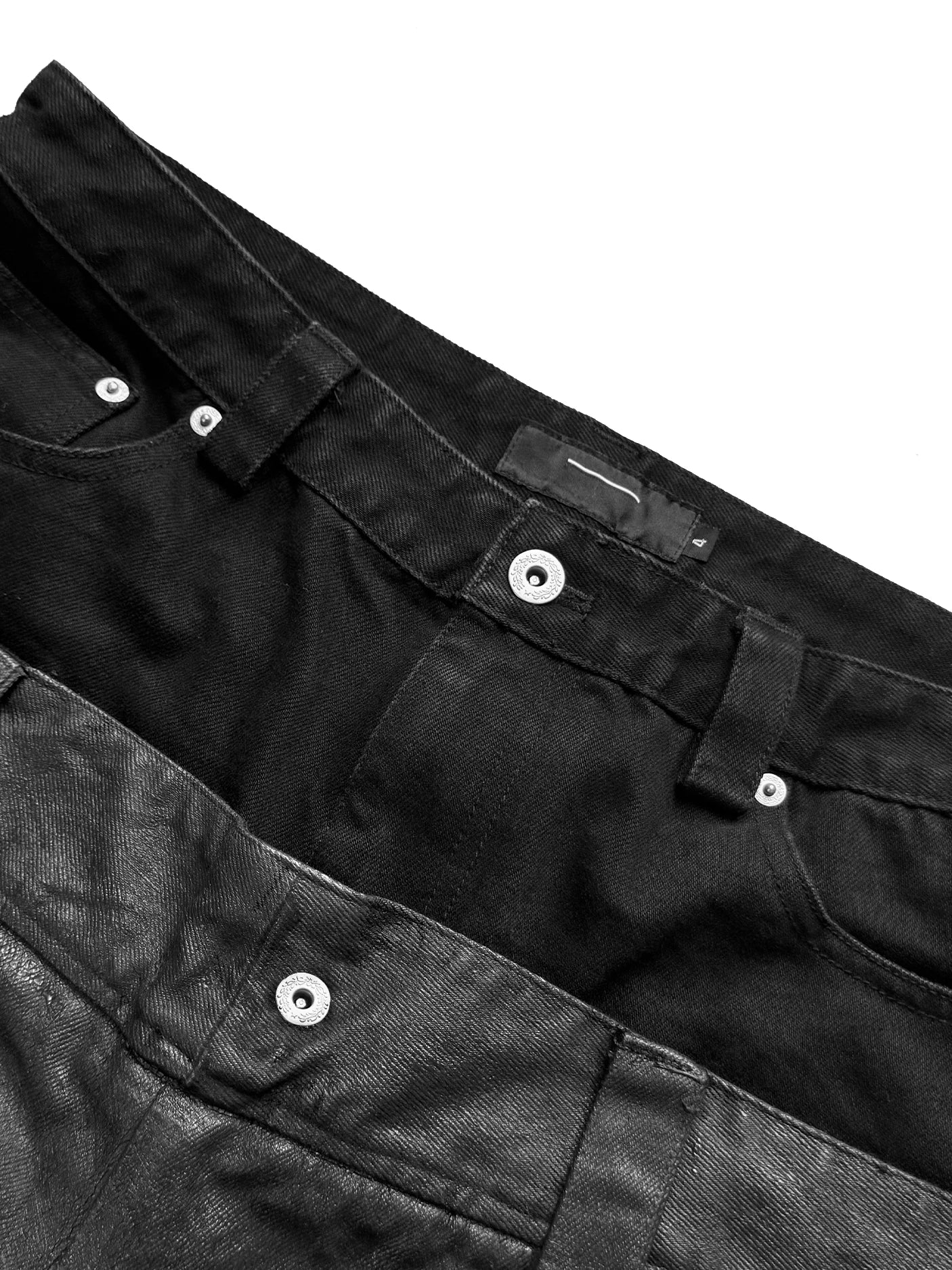 ARTISTIC CRACKED COTTON PANTS
