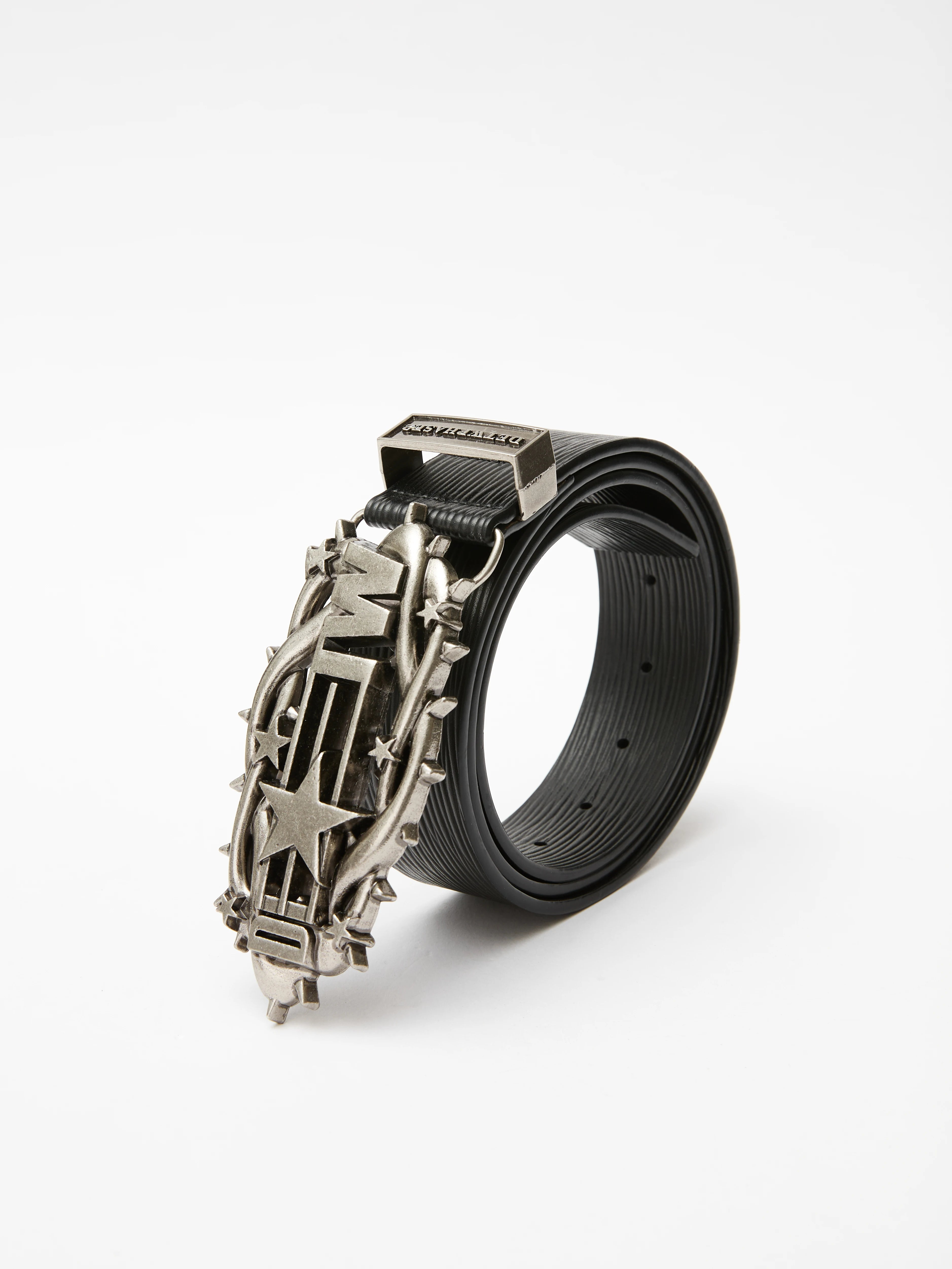 EMBOSSED LEATHER NICHE BELT