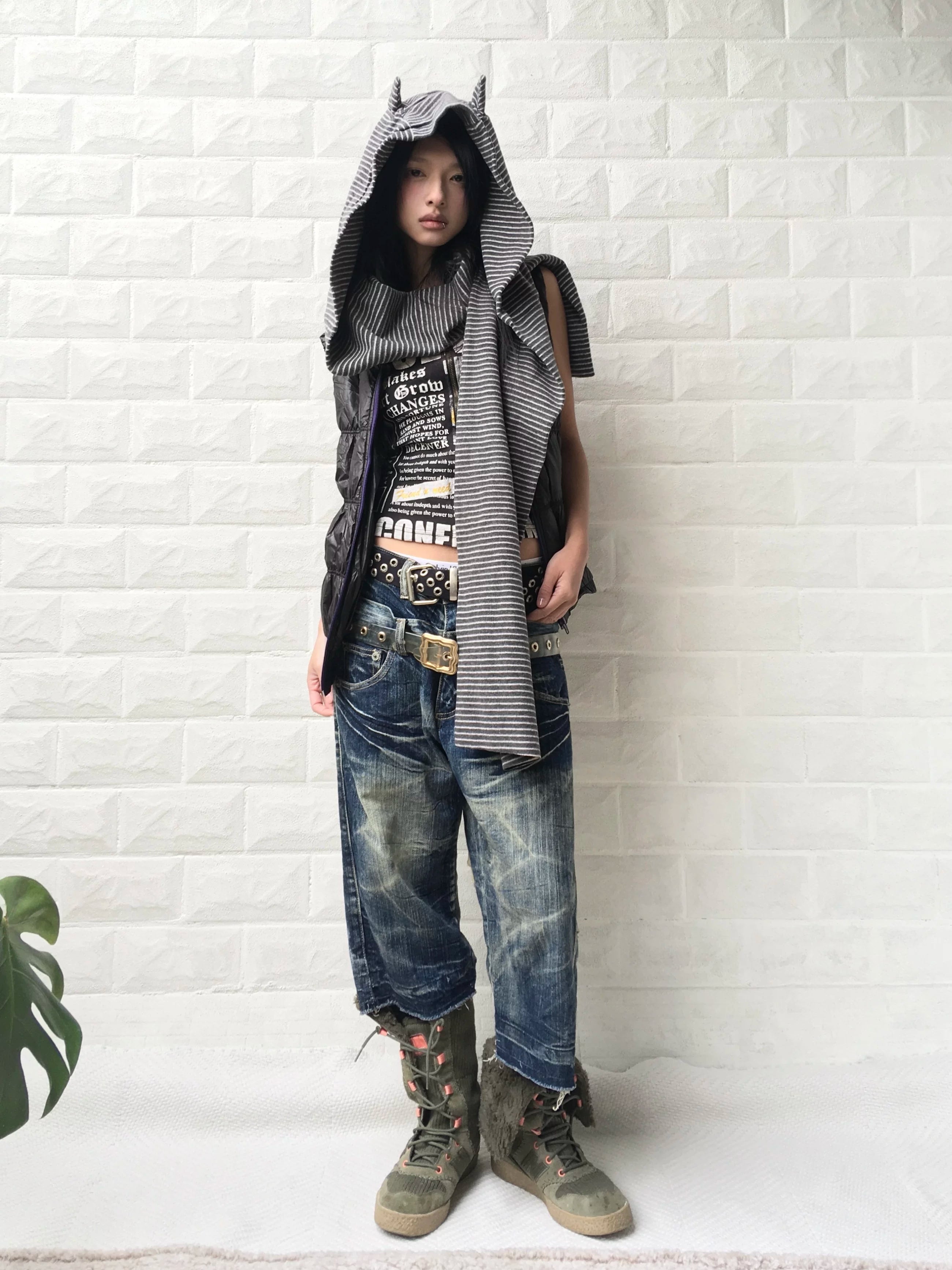 FLEECE HOODIE SCARF