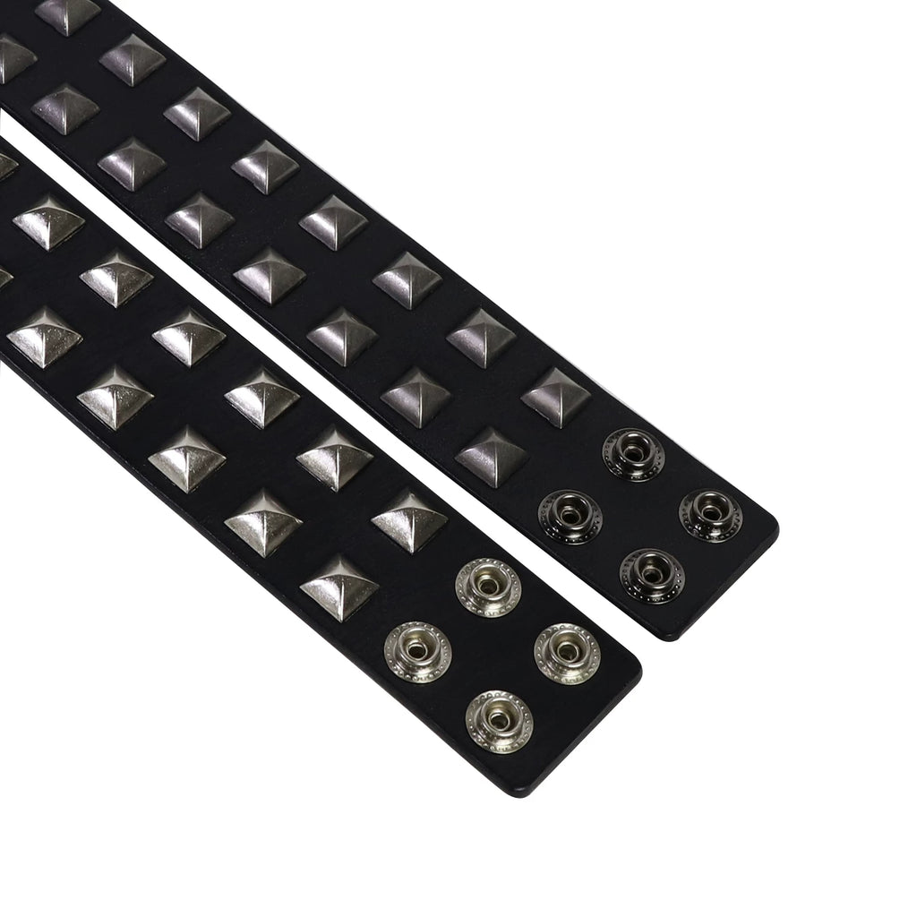 LEATHER PUNK BRACELET