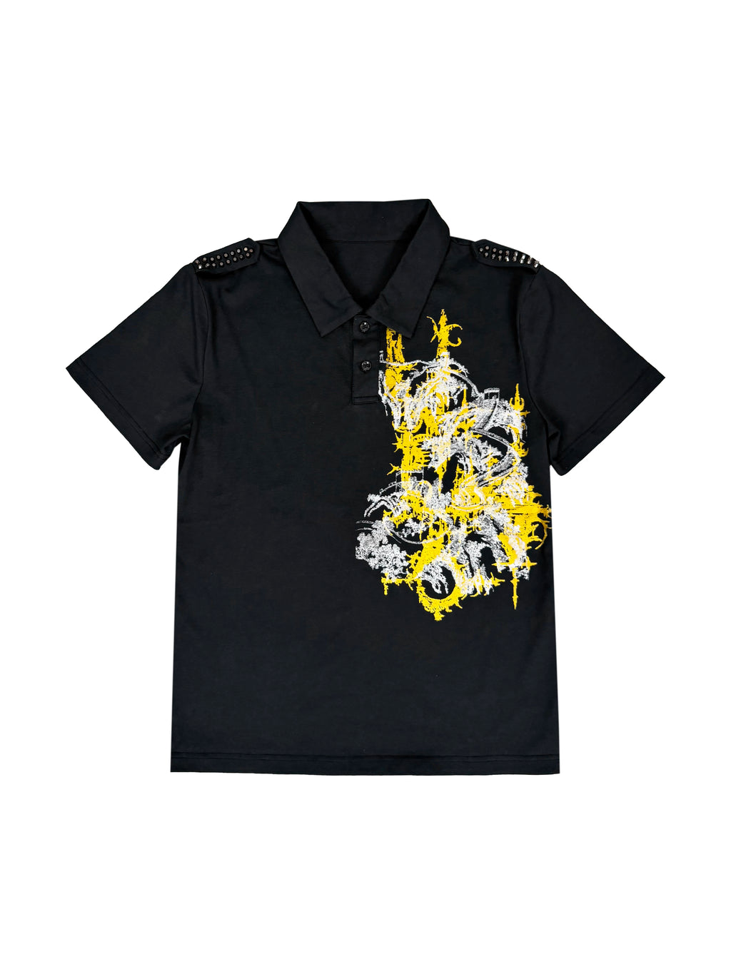 ANCIENT STAMPED POLO SHIRT