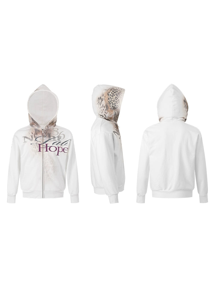 WHITE LEOPARD JACKET