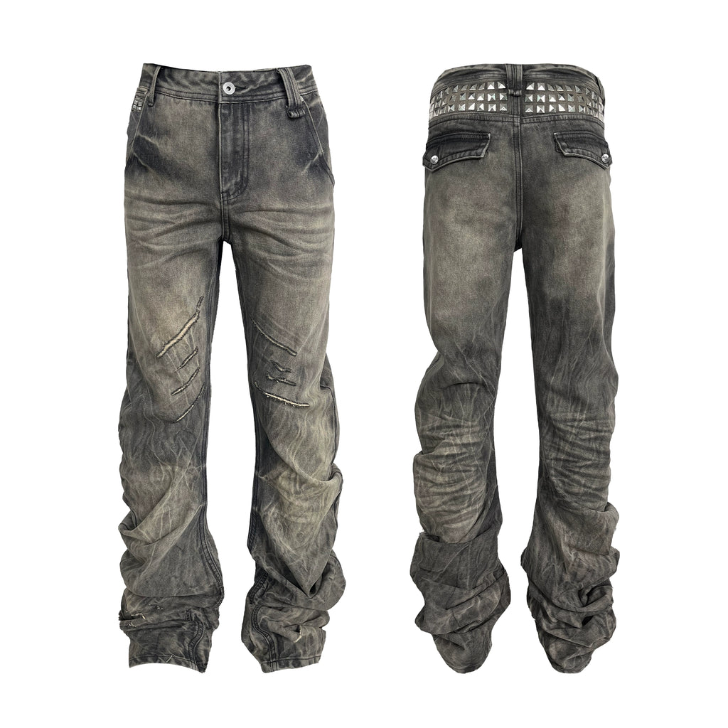 RETRO ROCK SLIM FIT TROUSERS