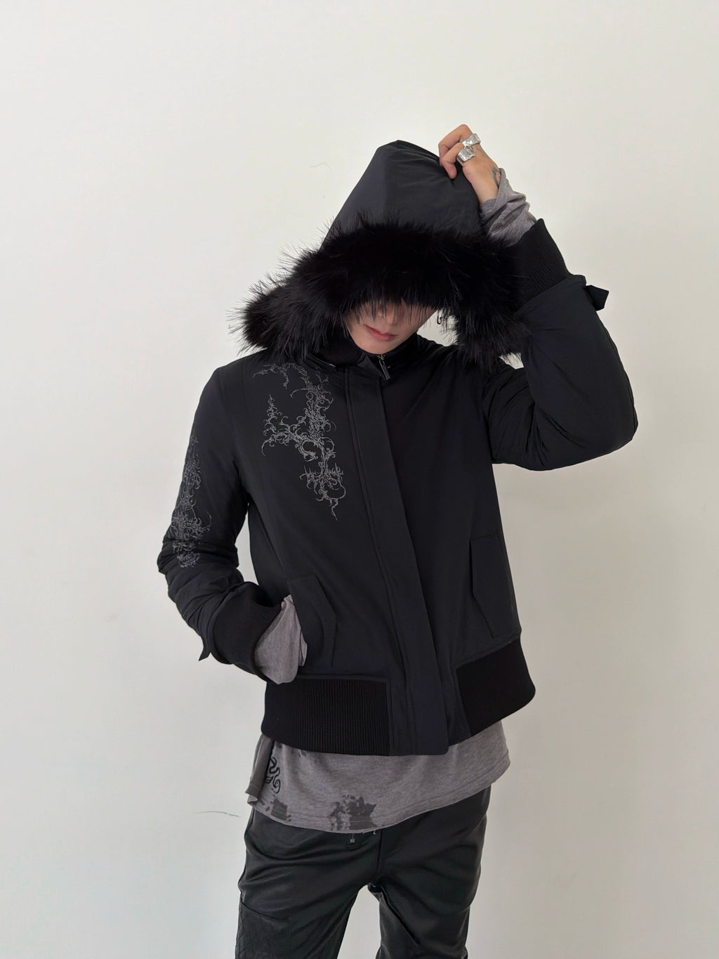 STYLISH PATCHWORK COTTON JACKET