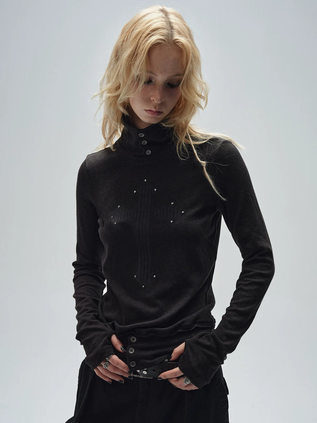 SLIM PUNK LONG SLEEVE T-SHIRT