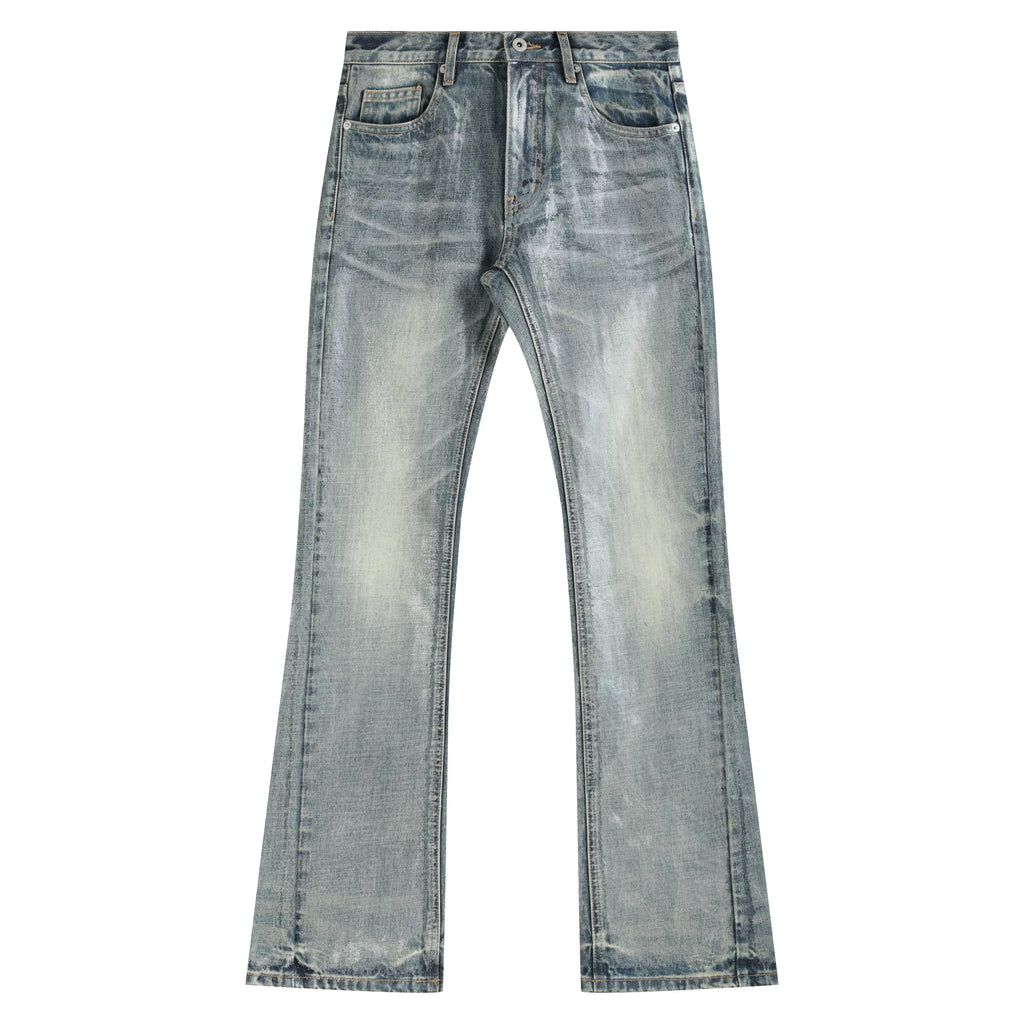 ICE BLUE CRACKED GEL JEANS