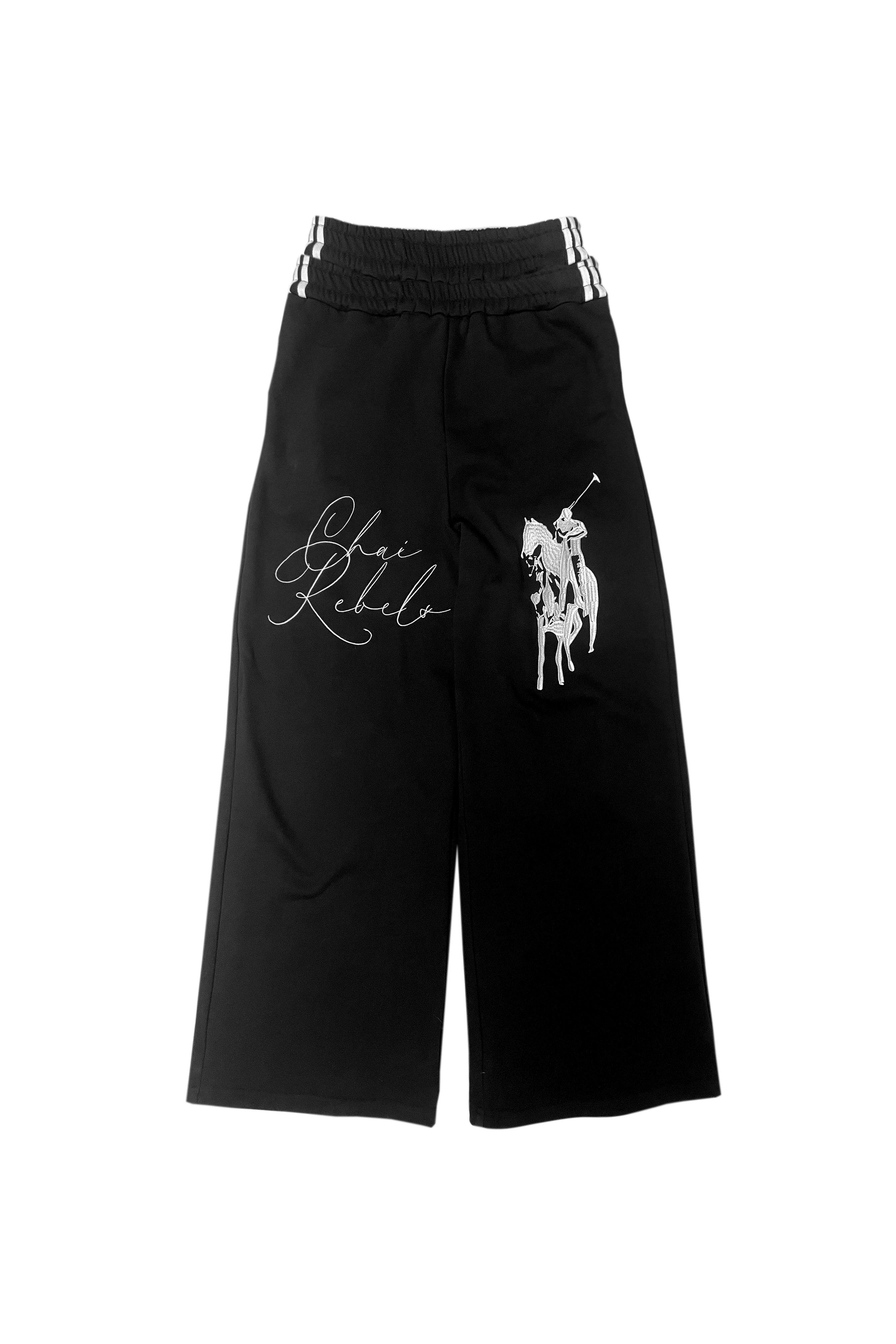 EMBROIDERED BAGGY PANTS