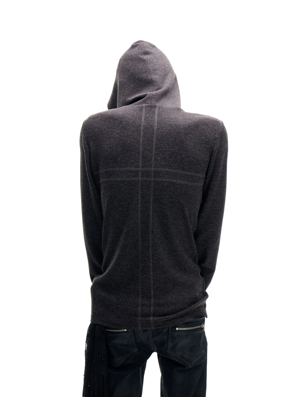 HOODED CROSS SWEATSHIRT