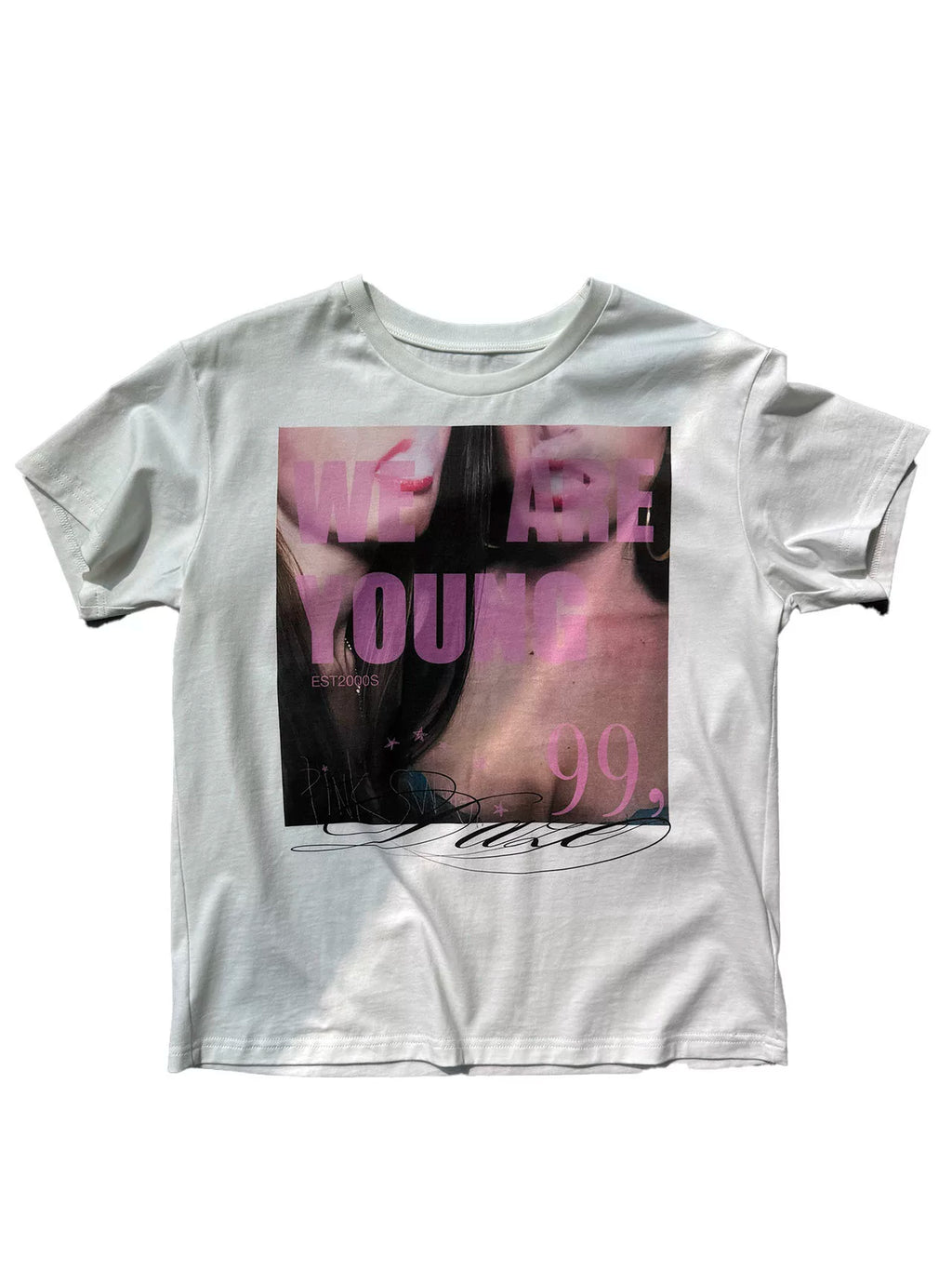 PSYCHEDELIC PRINT FITTED TEE