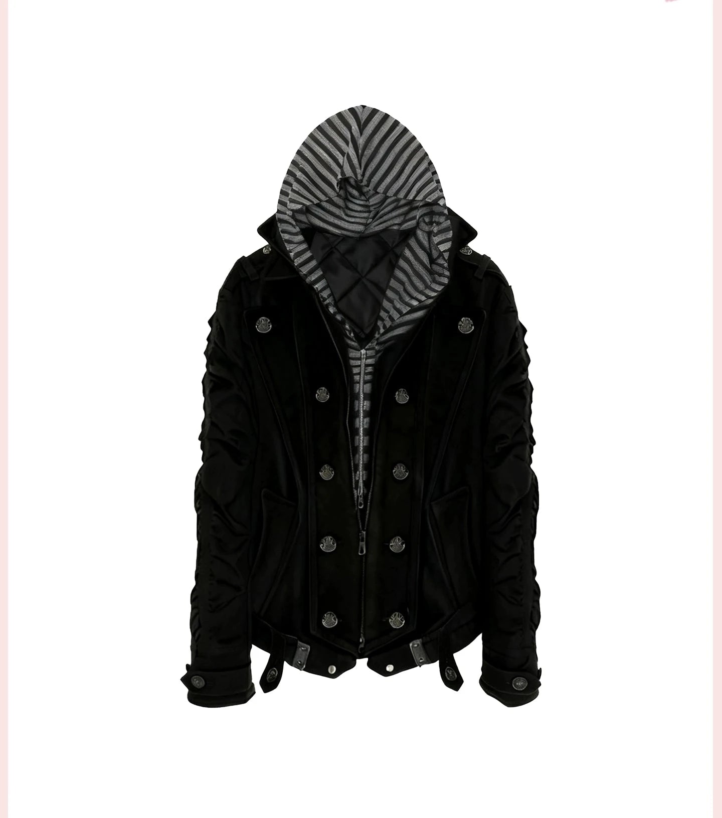 REMOVABLE FUR COLLAR JACKET