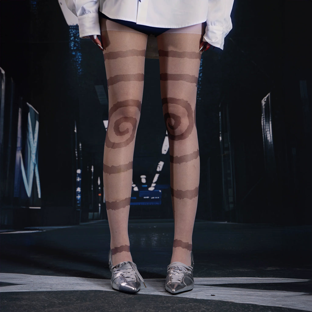 SPIRAL DISTORTION TIGHTS