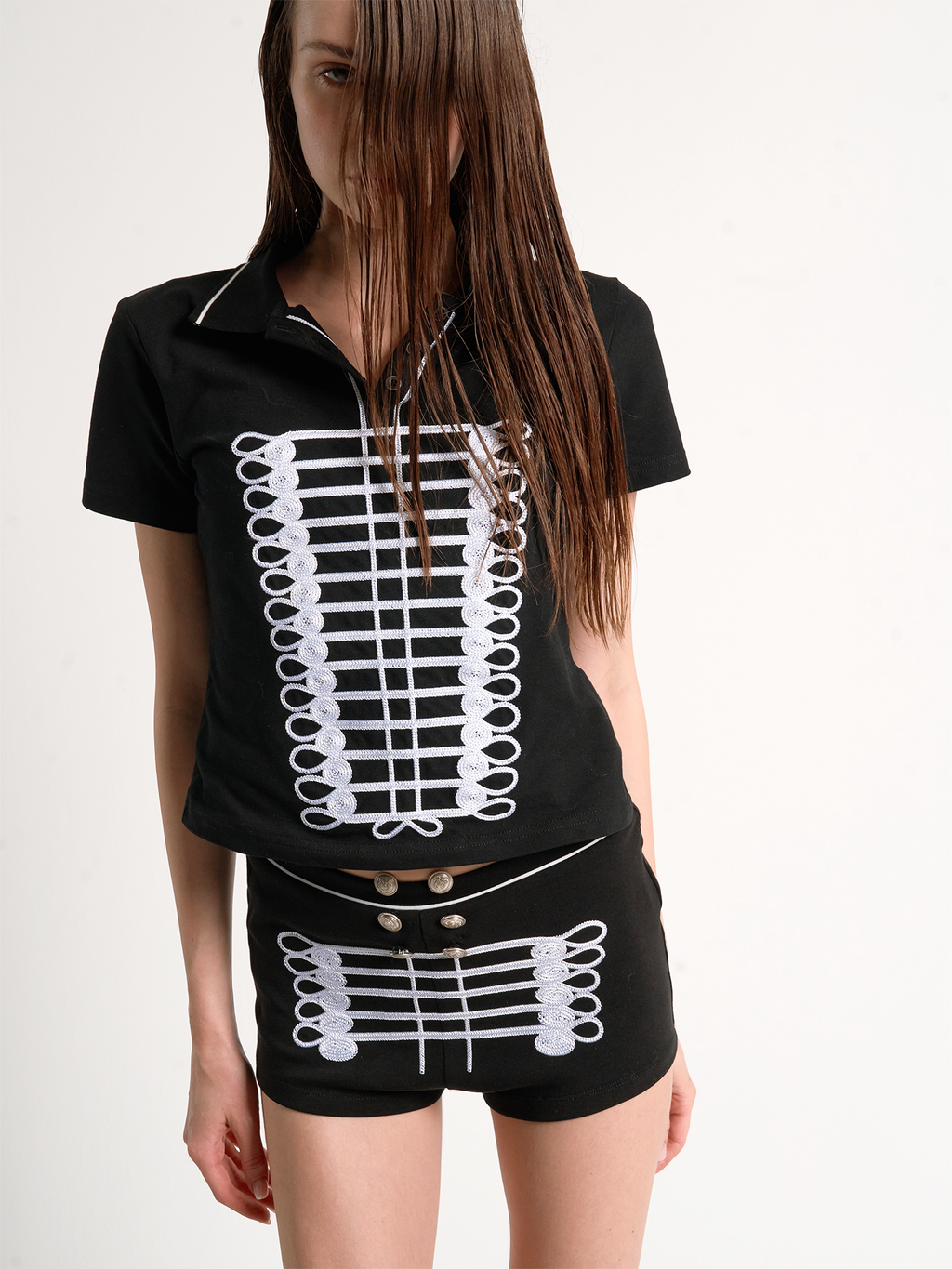 EMBROIDERY SHORTS(SET-UP)