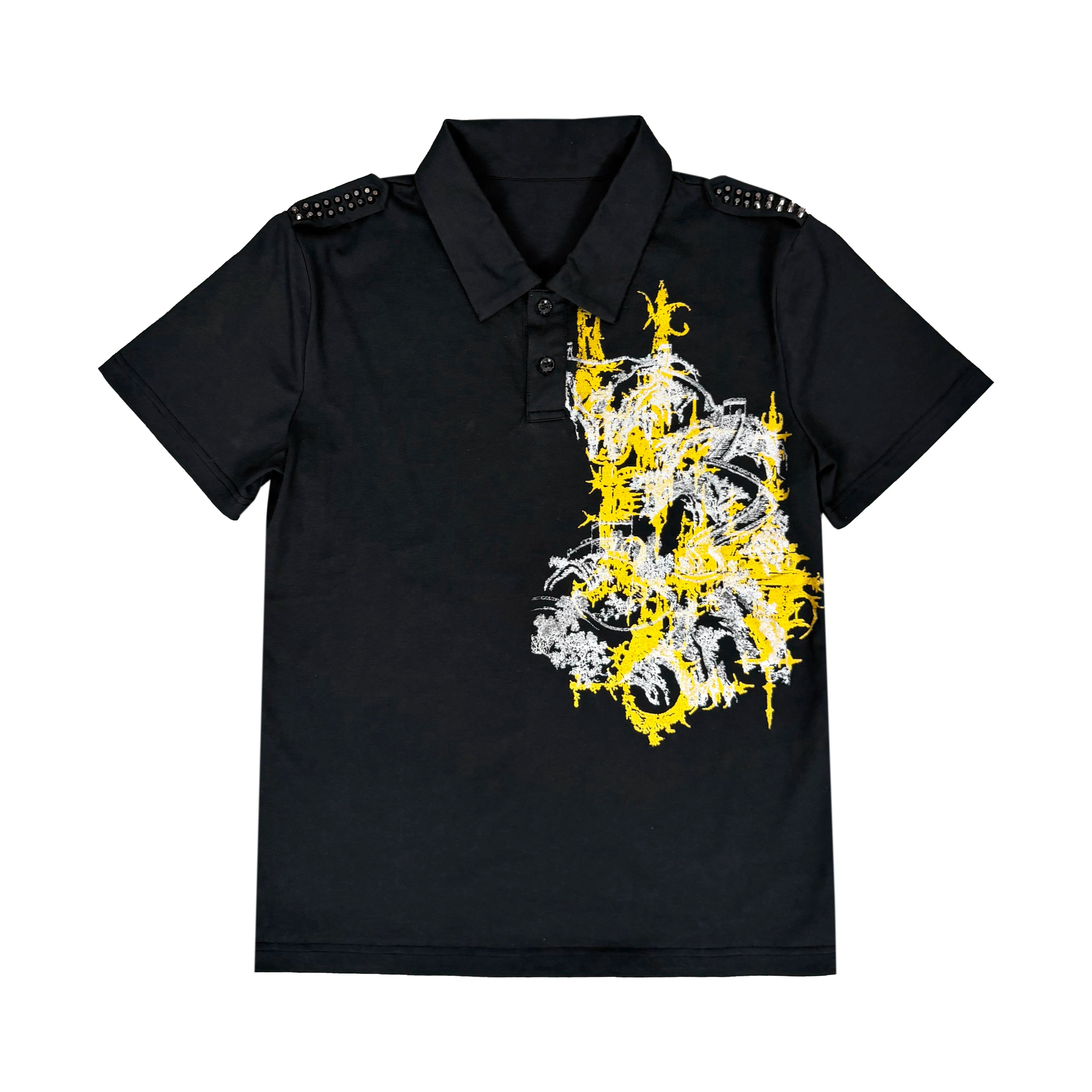 ANCIENT STAMPED POLO SHIRT