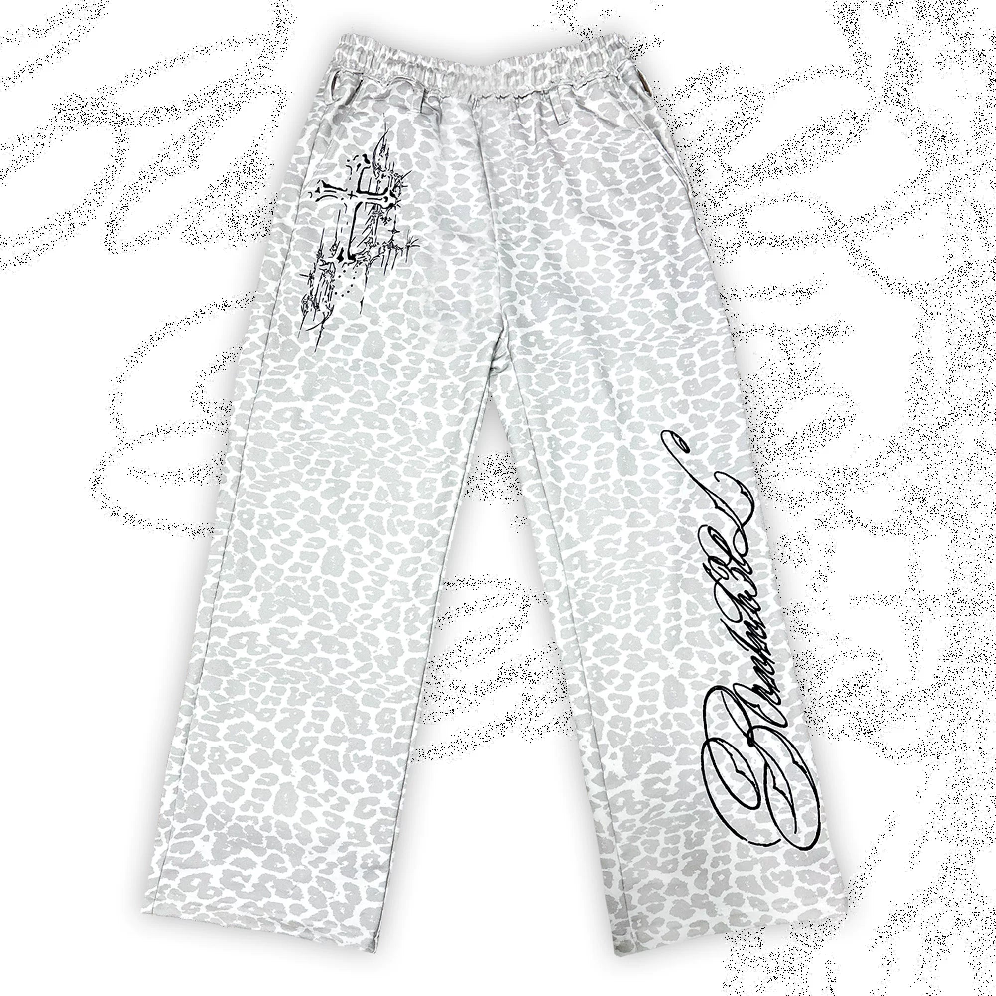 LEOPARD PRINT SWEATSHIRT SET