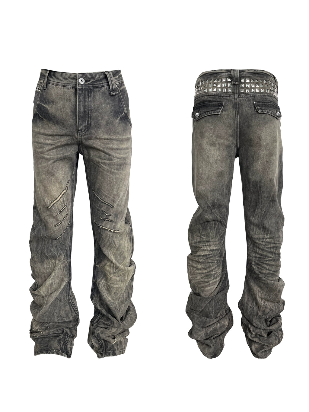 RETRO ROCK SLIM FIT TROUSERS