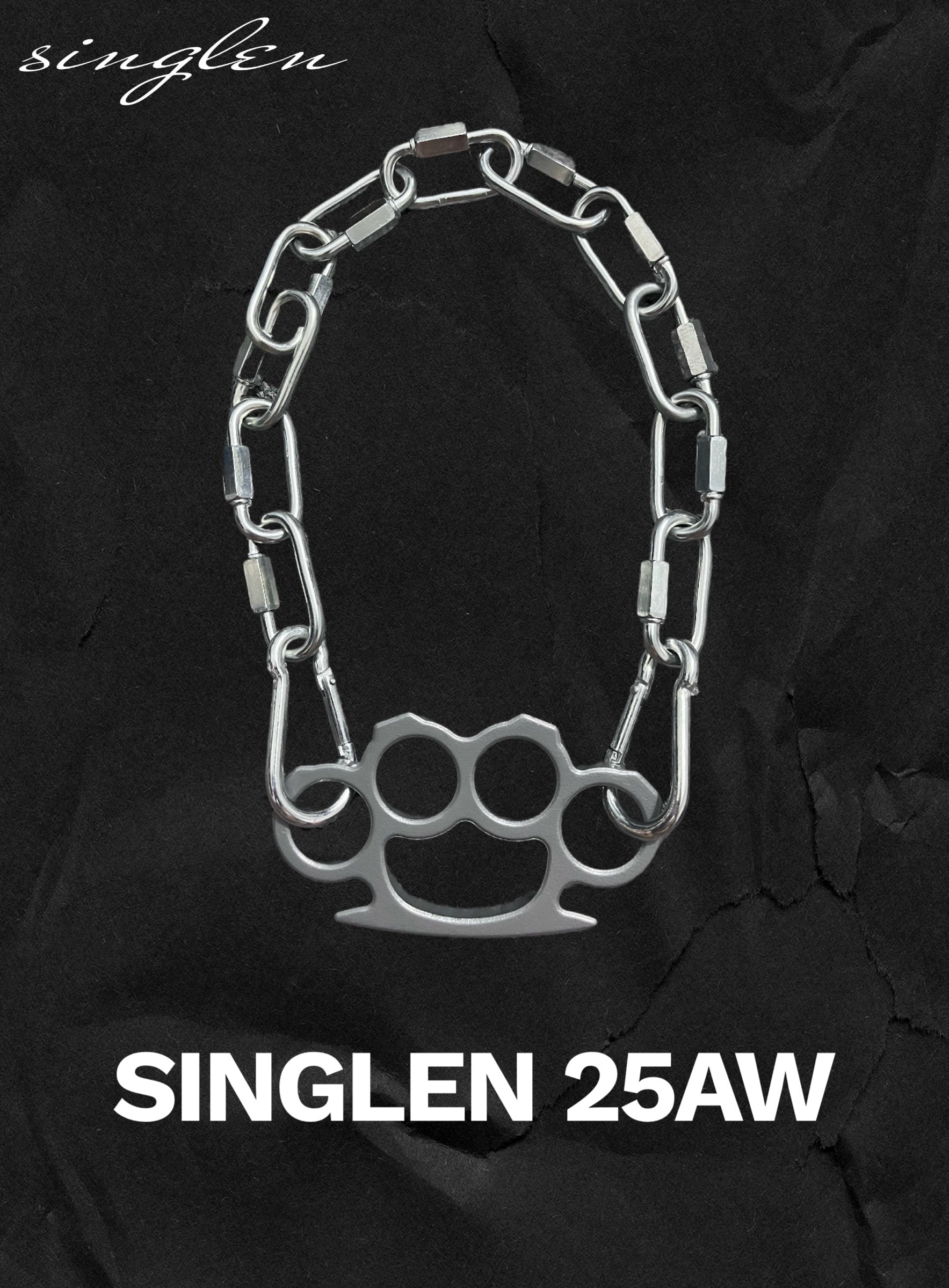 METAL FIST NECKLACE