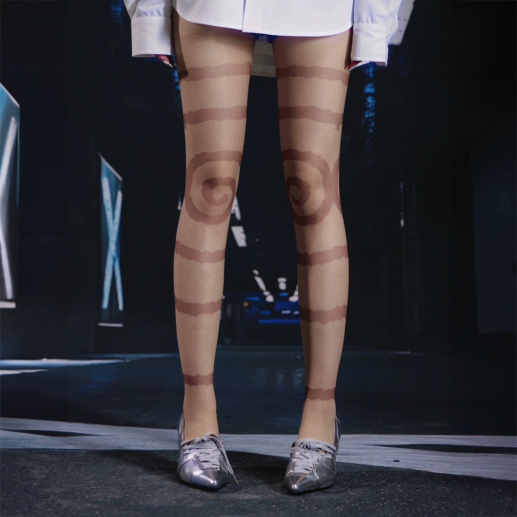 SPIRAL DISTORTION TIGHTS