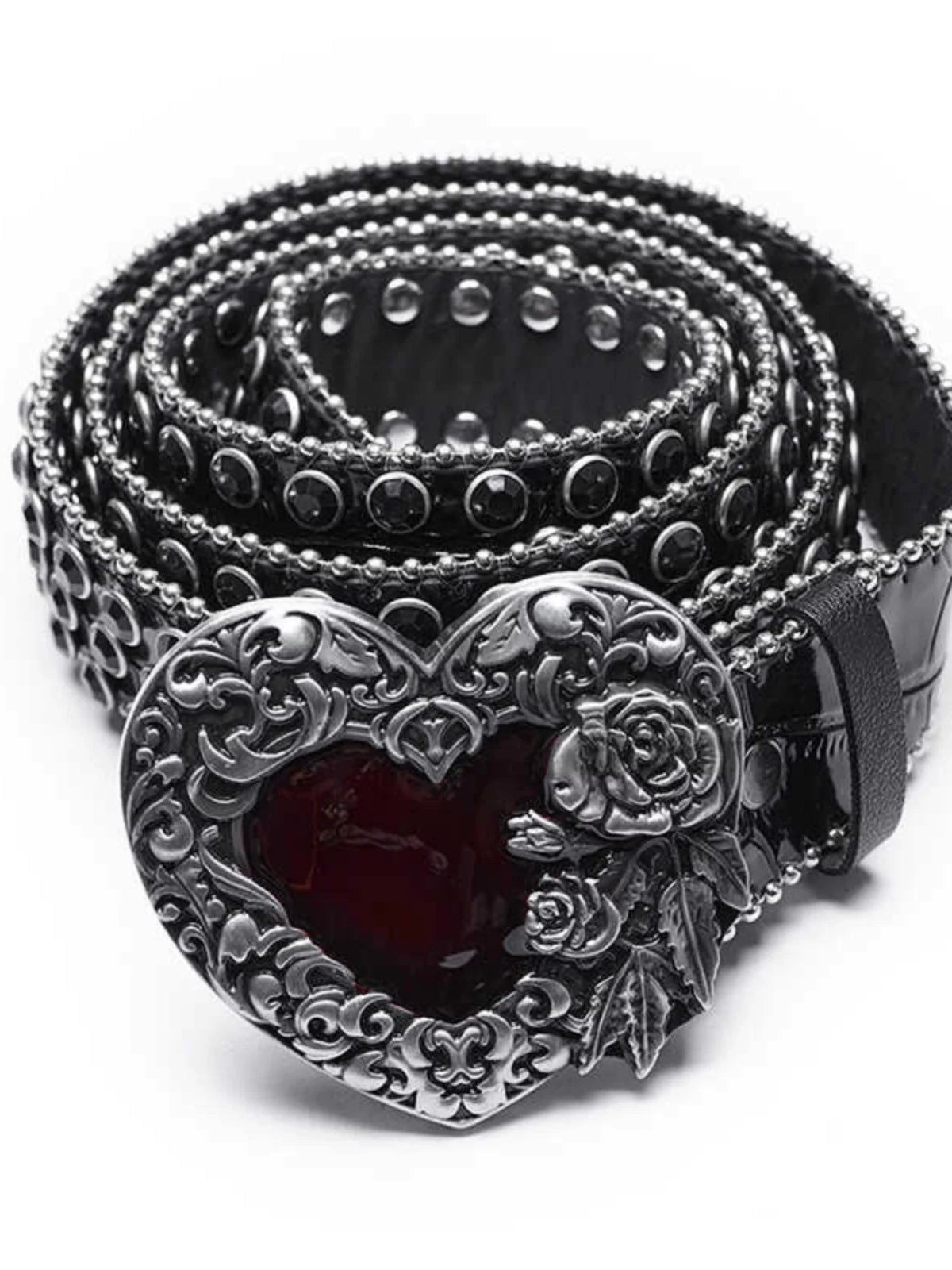 RHINESTONE ACCENT BELT