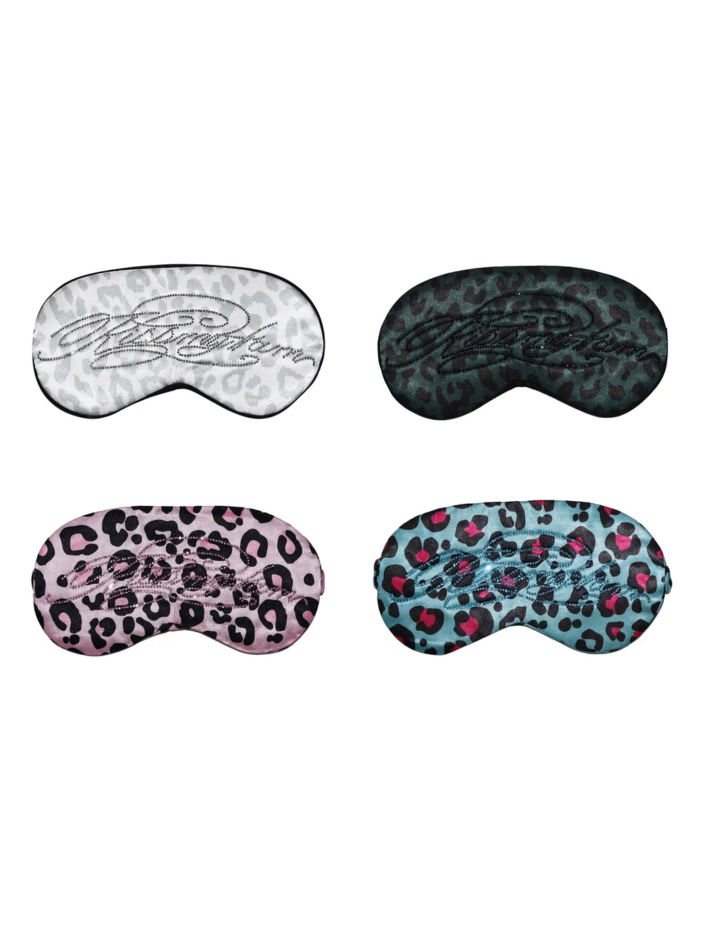 LEOPARD SILK SLEEP MASK