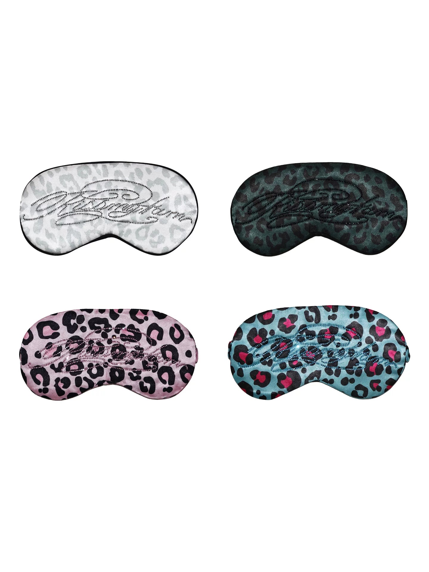 LEOPARD SILK SLEEP MASK