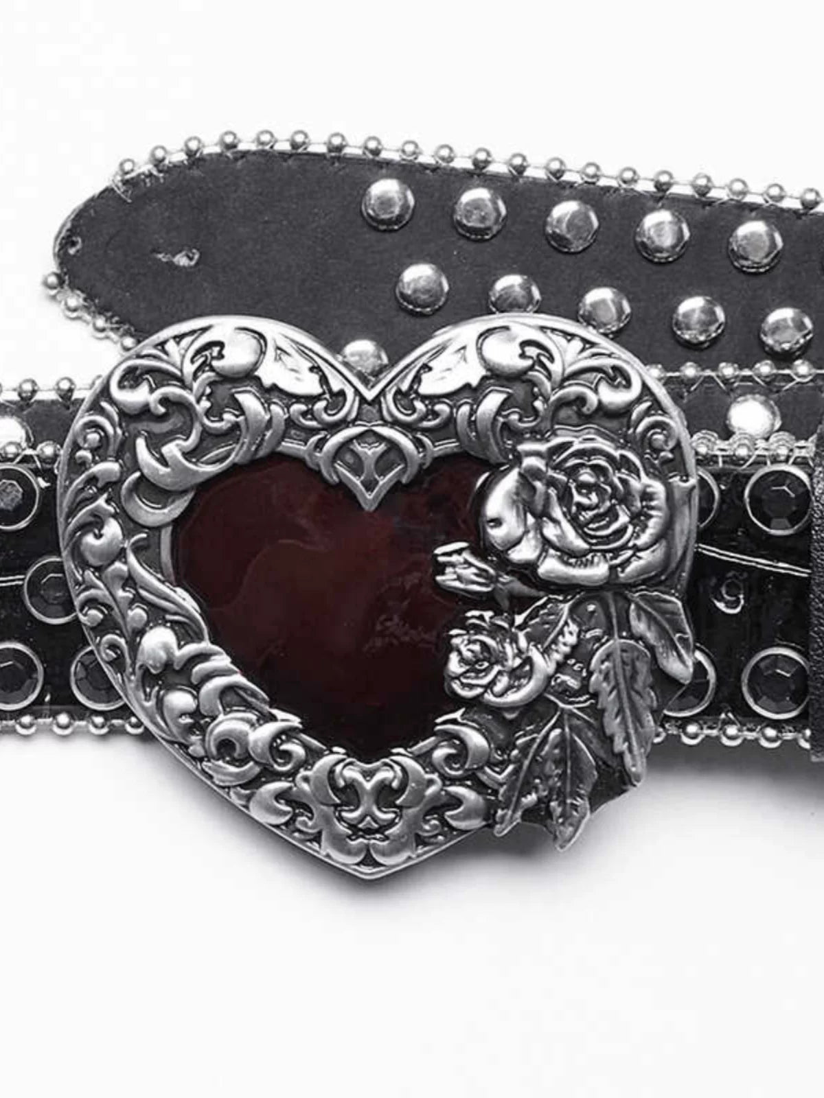 RHINESTONE ACCENT BELT