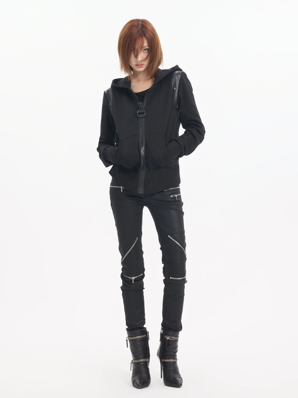 STREET STYLE ZIPPER HOODIE