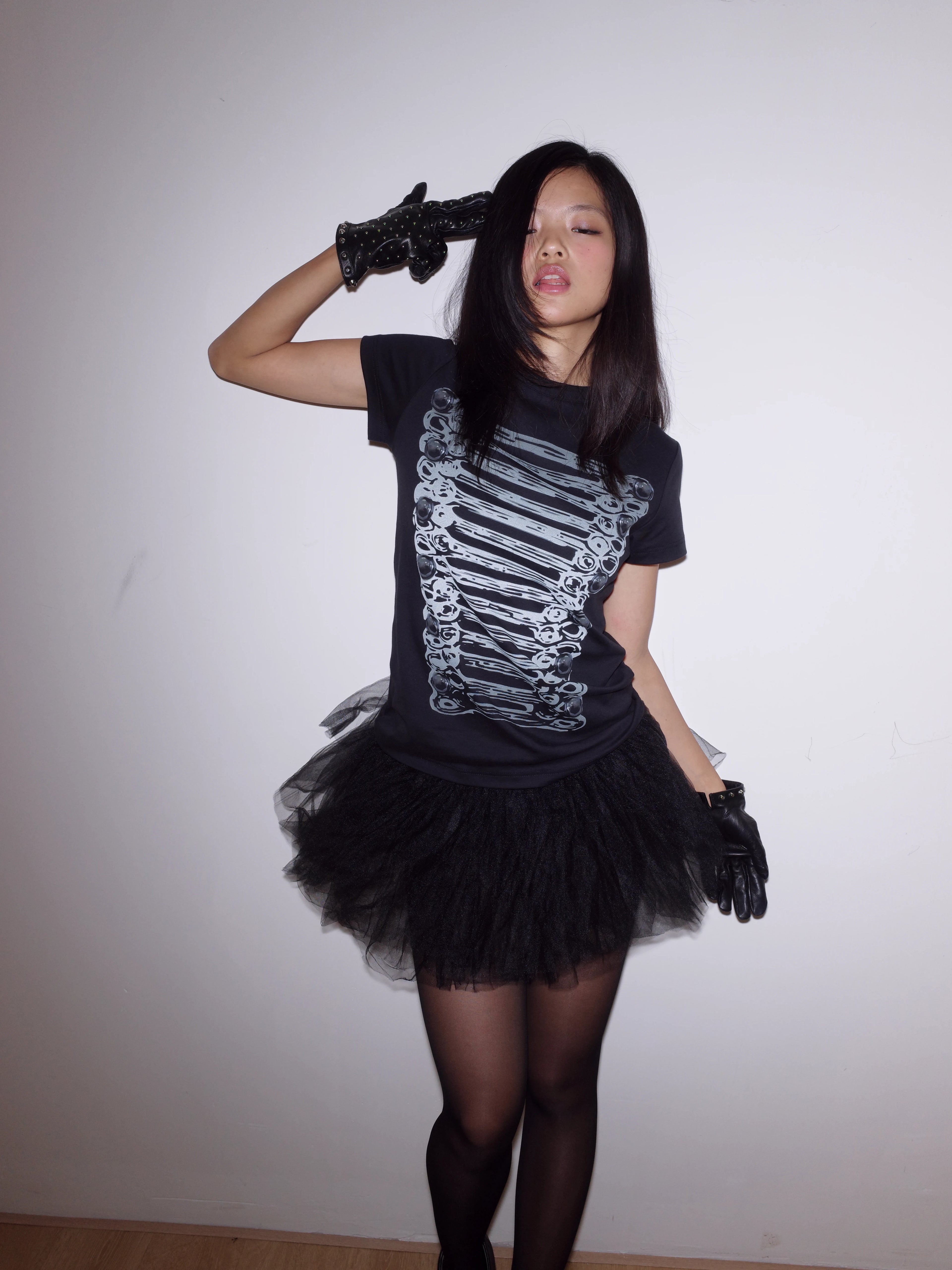 CARTOON PRINT SLIM FIT T-SHIRT