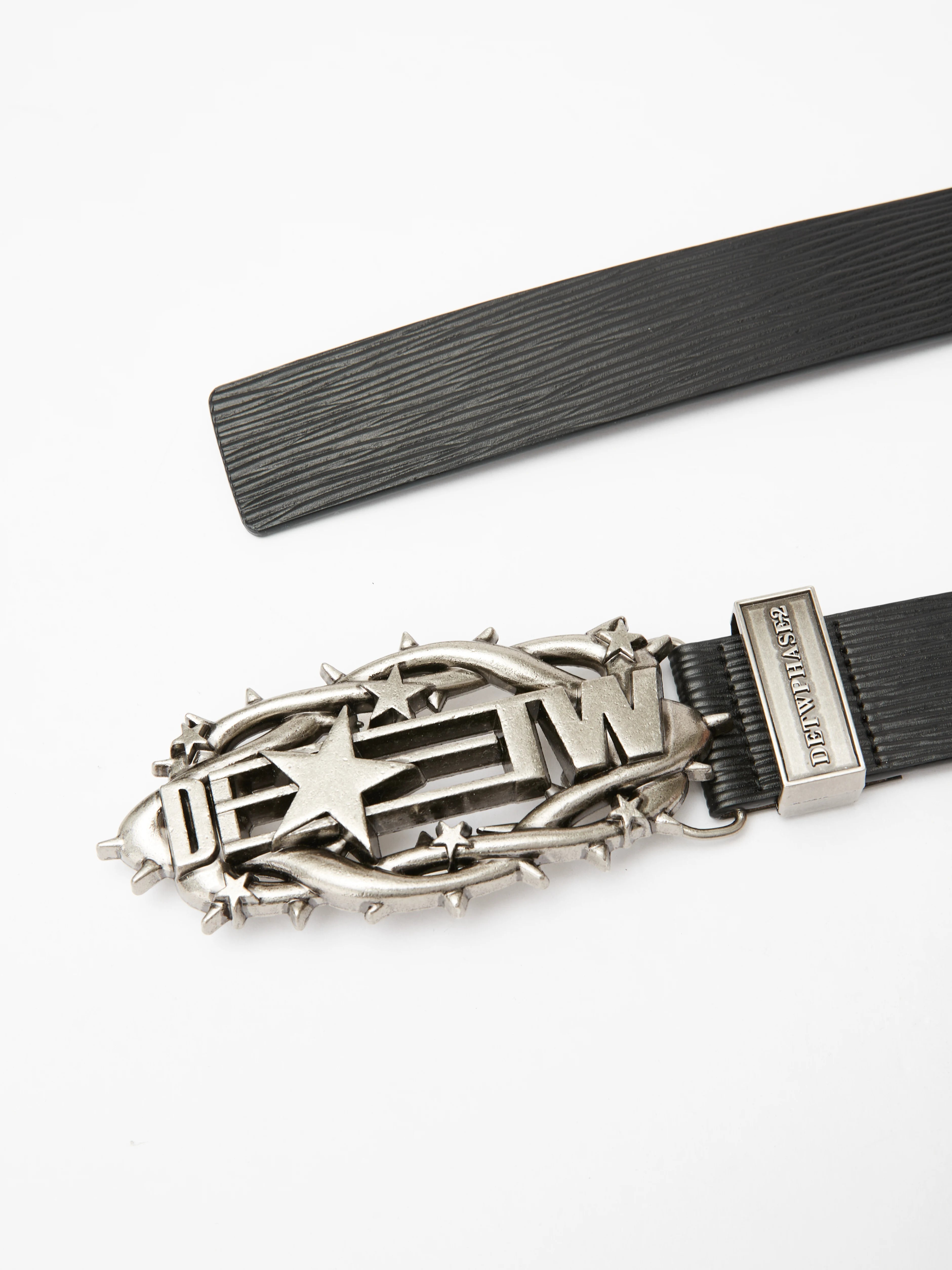 EMBOSSED LEATHER NICHE BELT